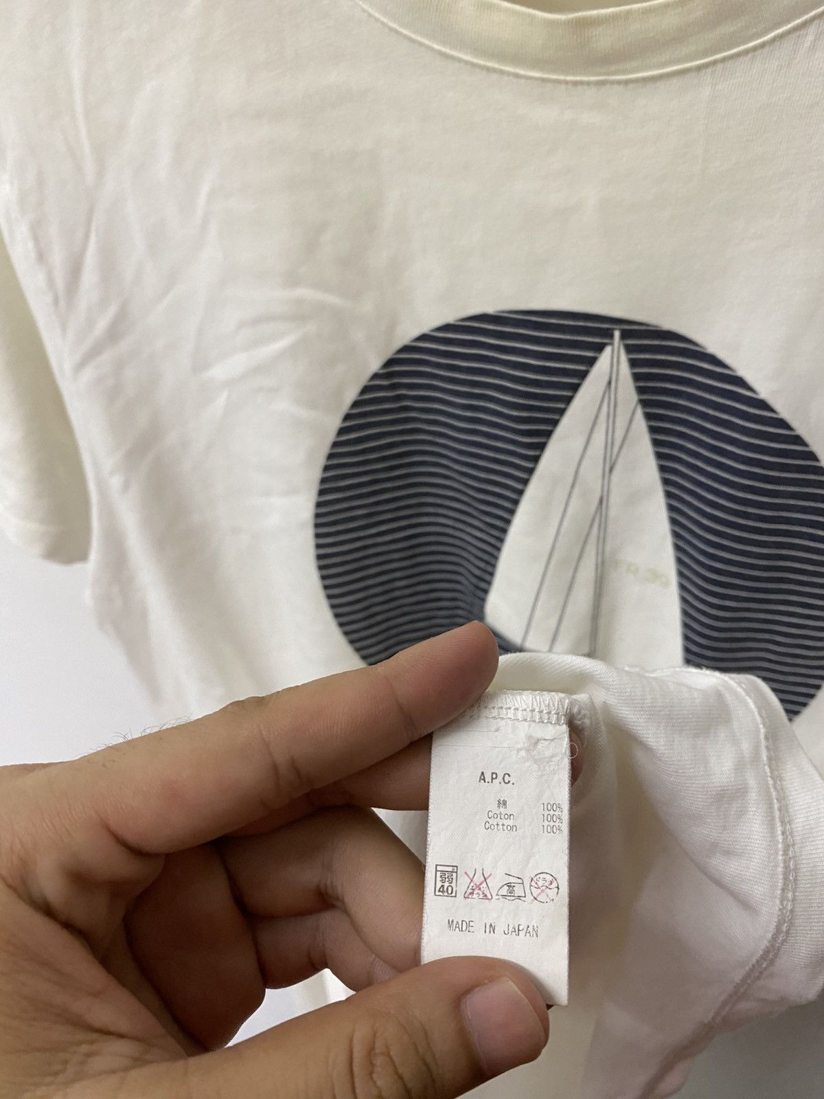 A.P.C. Vintage A.P.C Section Musicale Japanese Tee Size US L / EU 52-54 / 3 - 5 Thumbnail