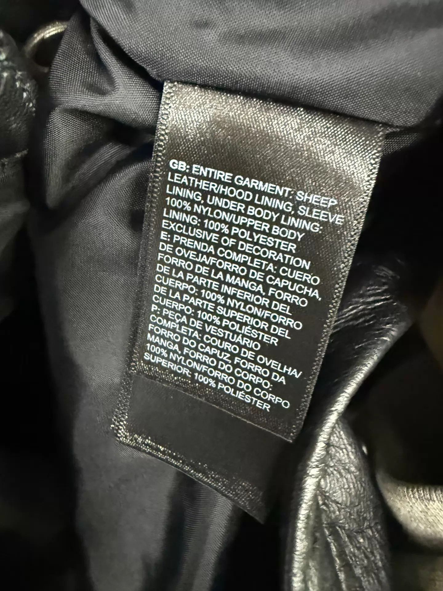 Supreme Supreme x TNF Leather Sheepskin Black Jacket Size 6 Size US M / EU 48-50 / 2 - 6 Thumbnail