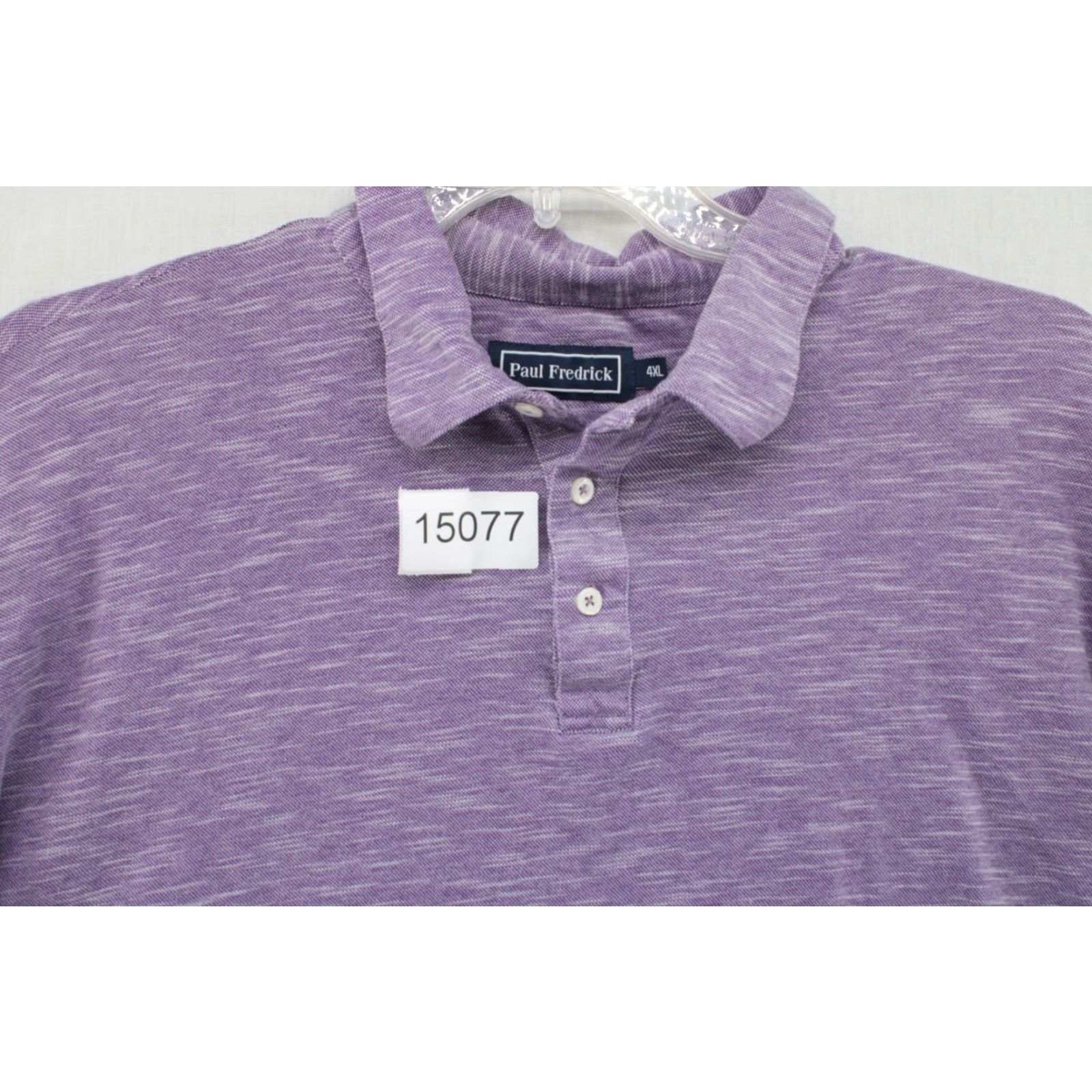 Vintage Paul Fredrick Polo Shirt Men's 4XL Purple Short Sleeve Modern Preppy 100% Cotton Polo Shirt Mens 4XL Purple Short Sleeve Modern Preppy 100% Cotton Size US XXL / EU 58 / 5 - 7 Thumbnail