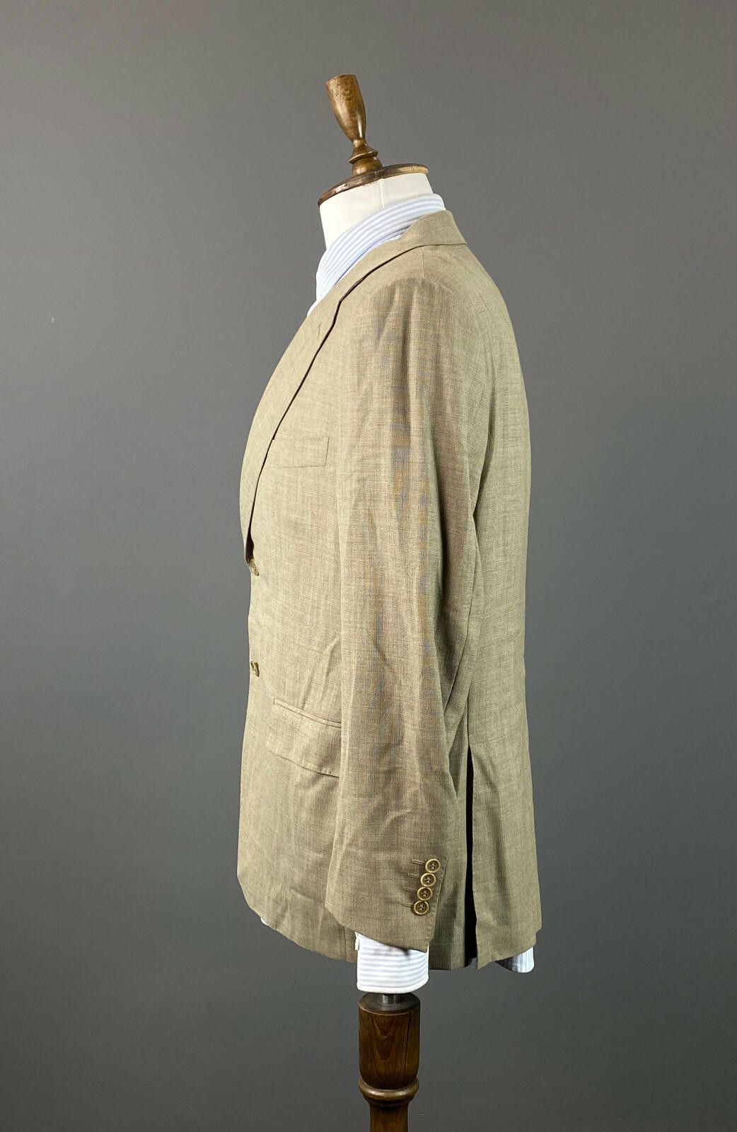 Designer Hangartner Zurich Beige Wool Blazer Jacket Size 52 Size US M / EU 48-50 / 2 - 4 Thumbnail