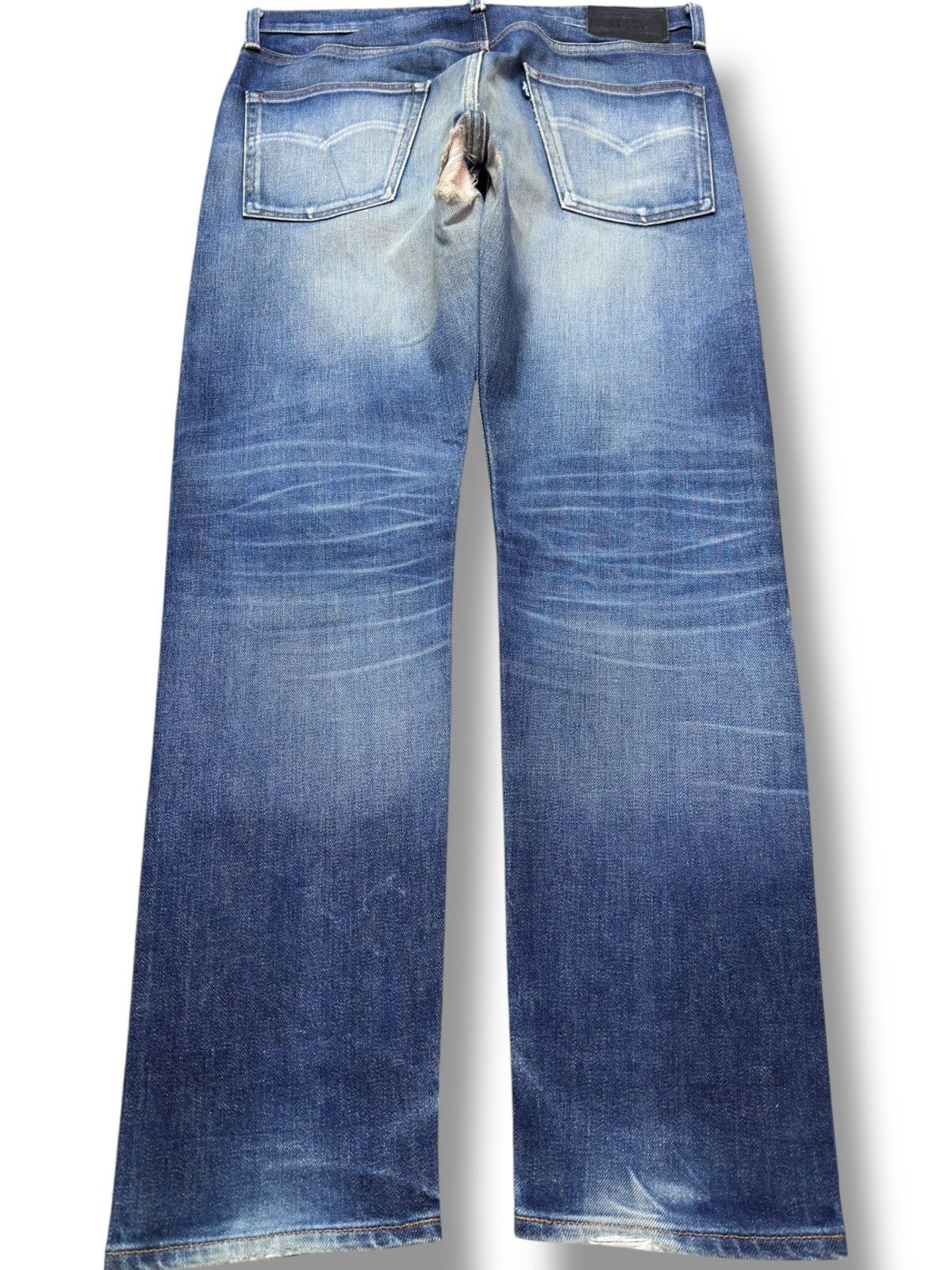 Levi's Made & Crafted Levi’s 502 Made&Crafted Tapered Big E Selvedge Mudwash Denim Size US 33 - 5 Thumbnail