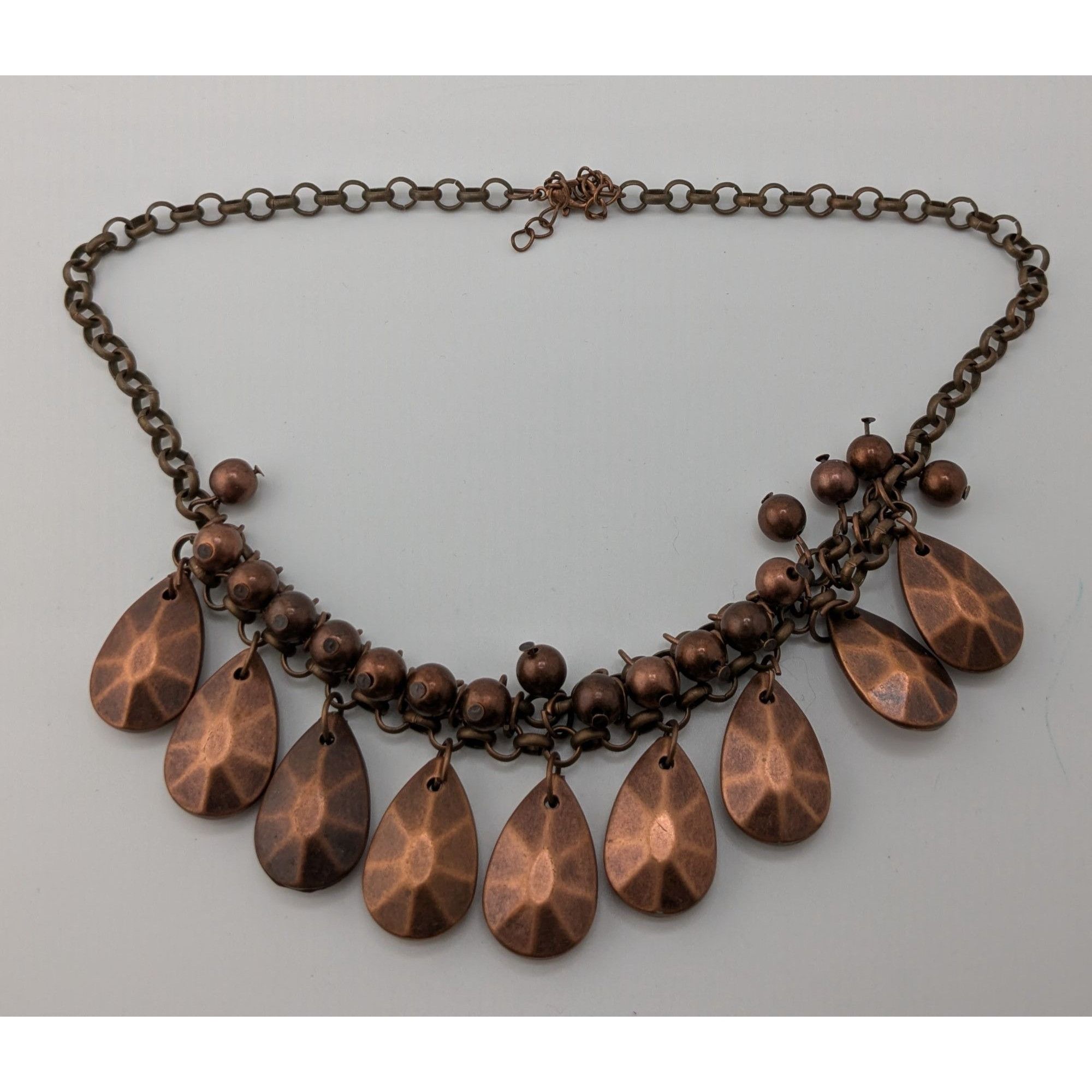 Other Paparazzi "La Diva Loca" Copper Tone Necklace With Teardrop Size ONE SIZE - 6 Thumbnail
