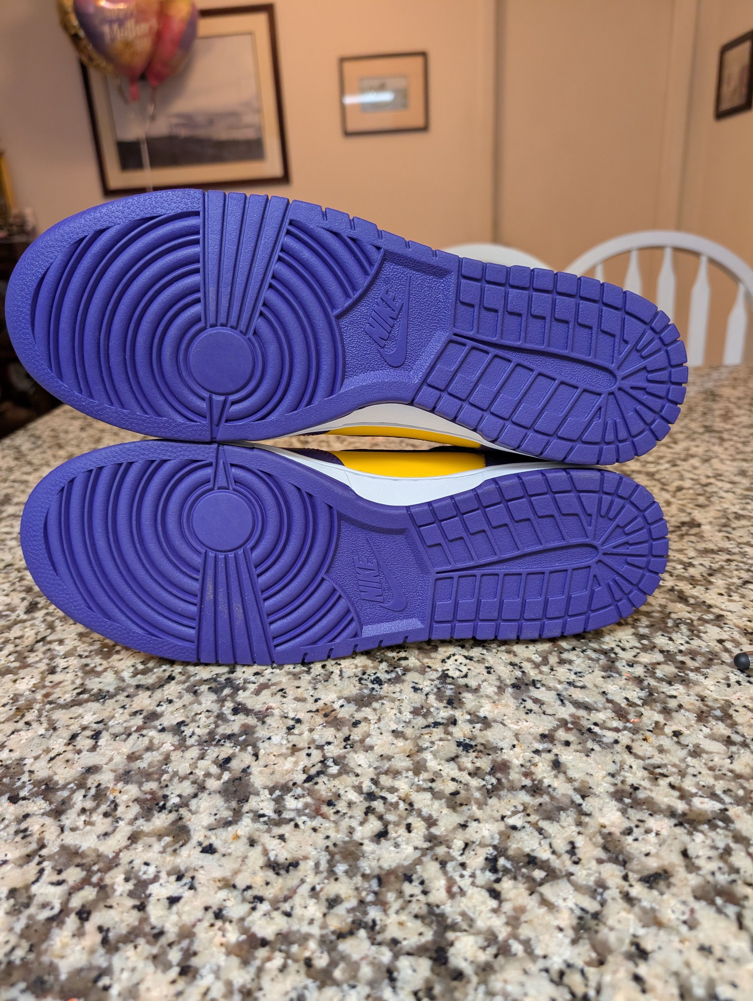 Nike Nike Dunk High Retro " Lakers " Size US 13 / EU 46 - 12 Thumbnail