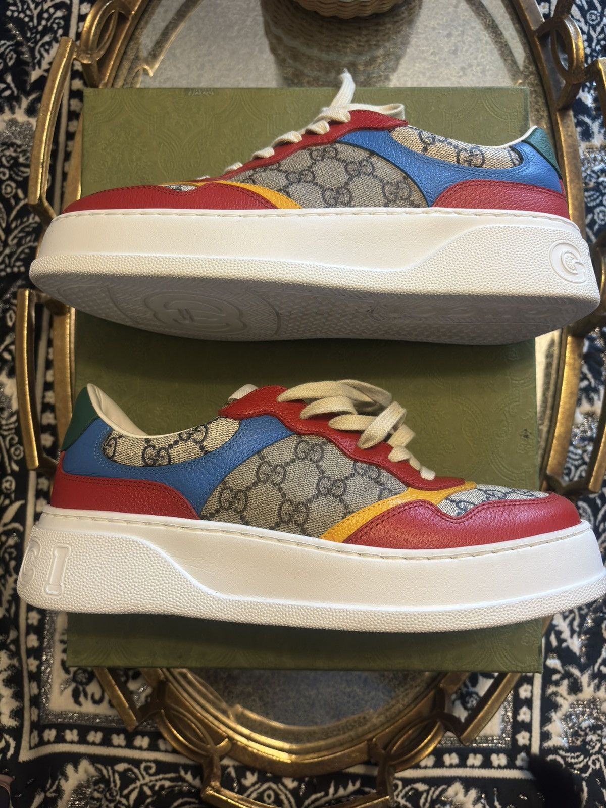 Gucci Gucci GG Supreme ,Multicolor Sneakers Size 8.5 Size US 8.5 / EU 41-42 - 1 Thumbnail