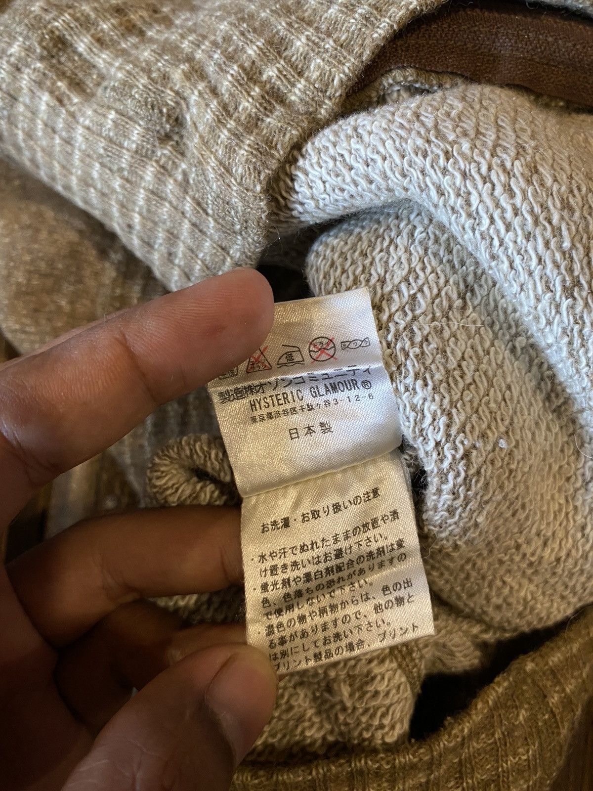 Hysteric Glamour × If Six Was Nine × Japanese Brand HYSTERIC GLAMOUR WOOL HOODIE Size US M / EU 48-50 / 2 - 9 Thumbnail