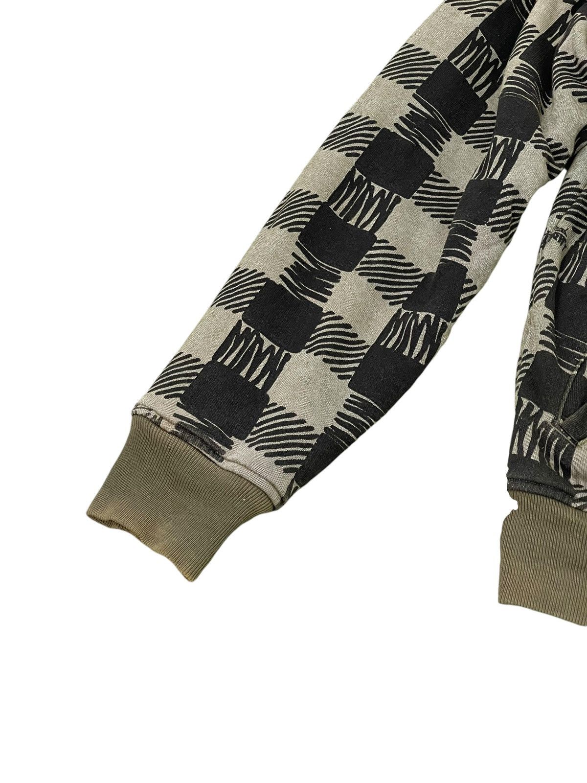 Japanese Brand Y2K Stussy Checker Varsity Jacket Sweatshirt 5🟩9 Size US L / EU 52-54 / 3 - 7 Thumbnail