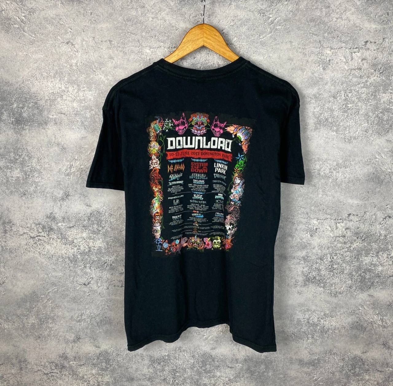 Band Tees Download Tee Men's Size L Black Short Sleeve ` Size US L / EU 52-54 / 3 - 11 Thumbnail