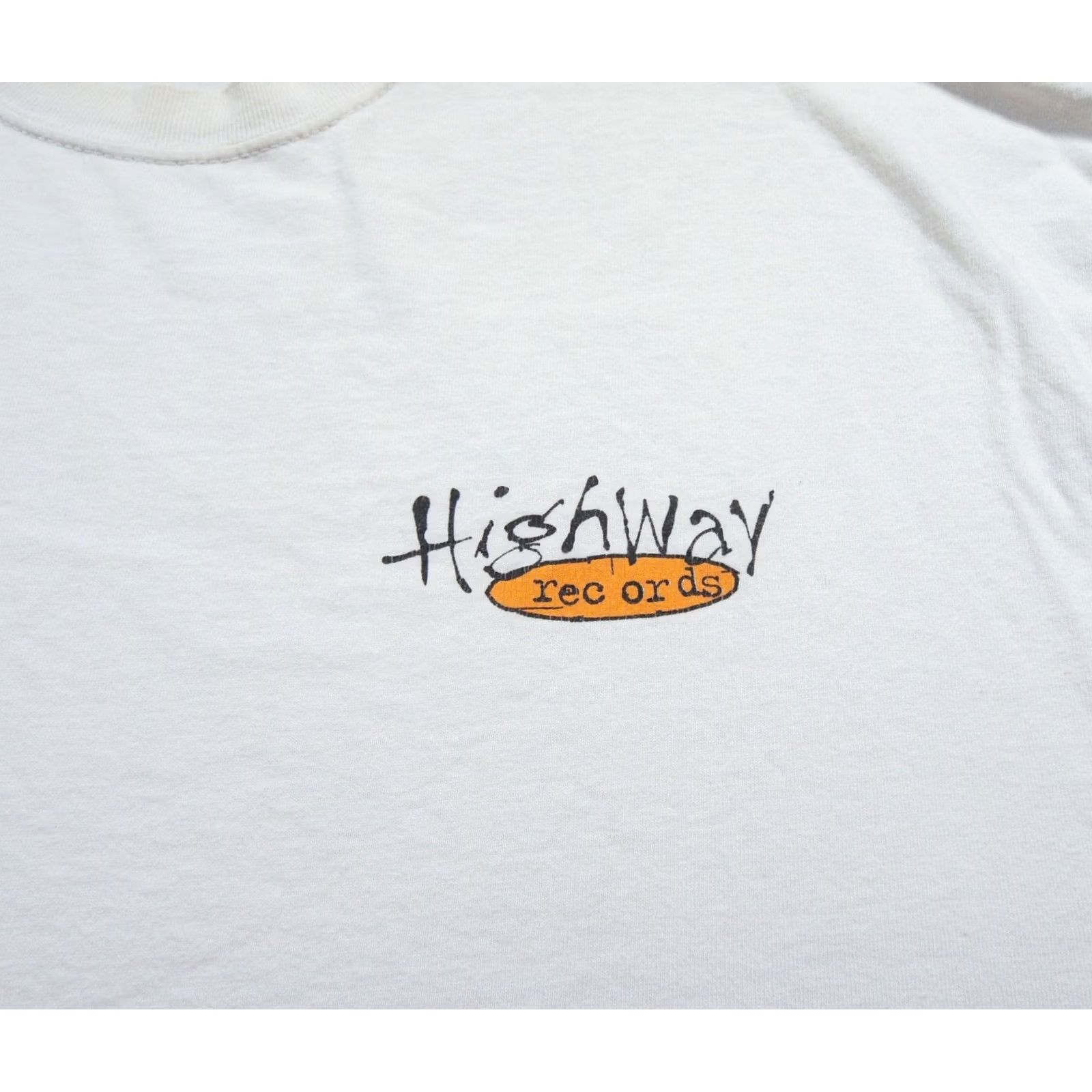 Vintage VINTAGE Highway Records Shirt Mens XLarge White Music Band Tee Y2K Crewneck Size US XL / EU 56 / 4 - 2 Thumbnail