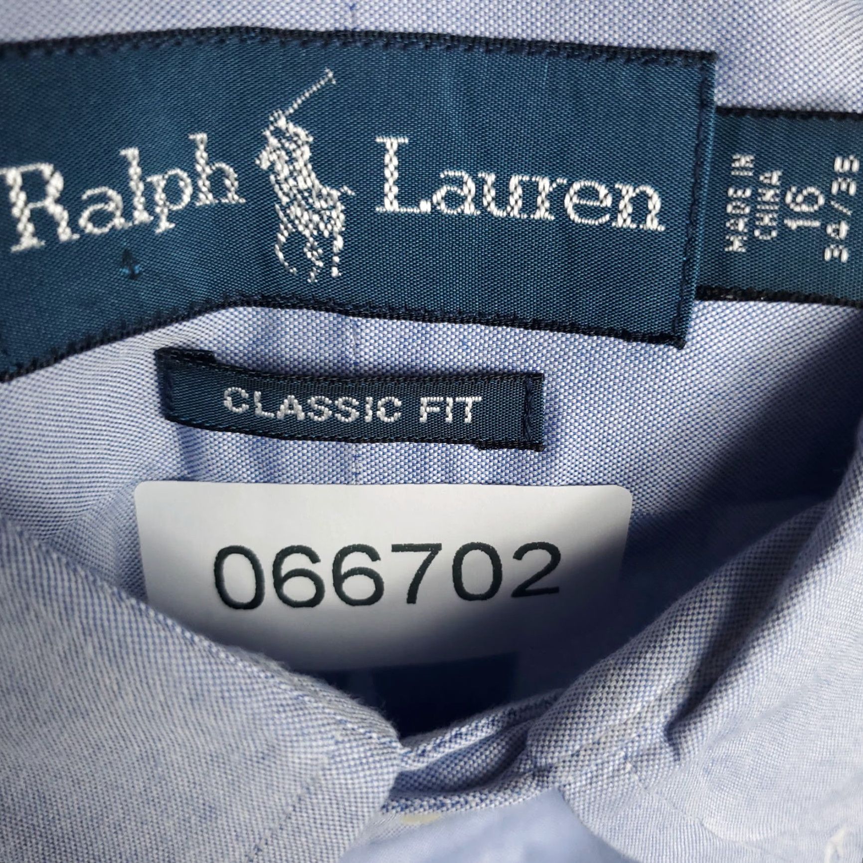 Ralph Lauren Ralph Lauren Shirt Mens 16 Blue Classic Pony Dress Button Up Long Sleeve Shirt (Dress Shirt) with Button-Down Collar Size 42R - 8 Thumbnail