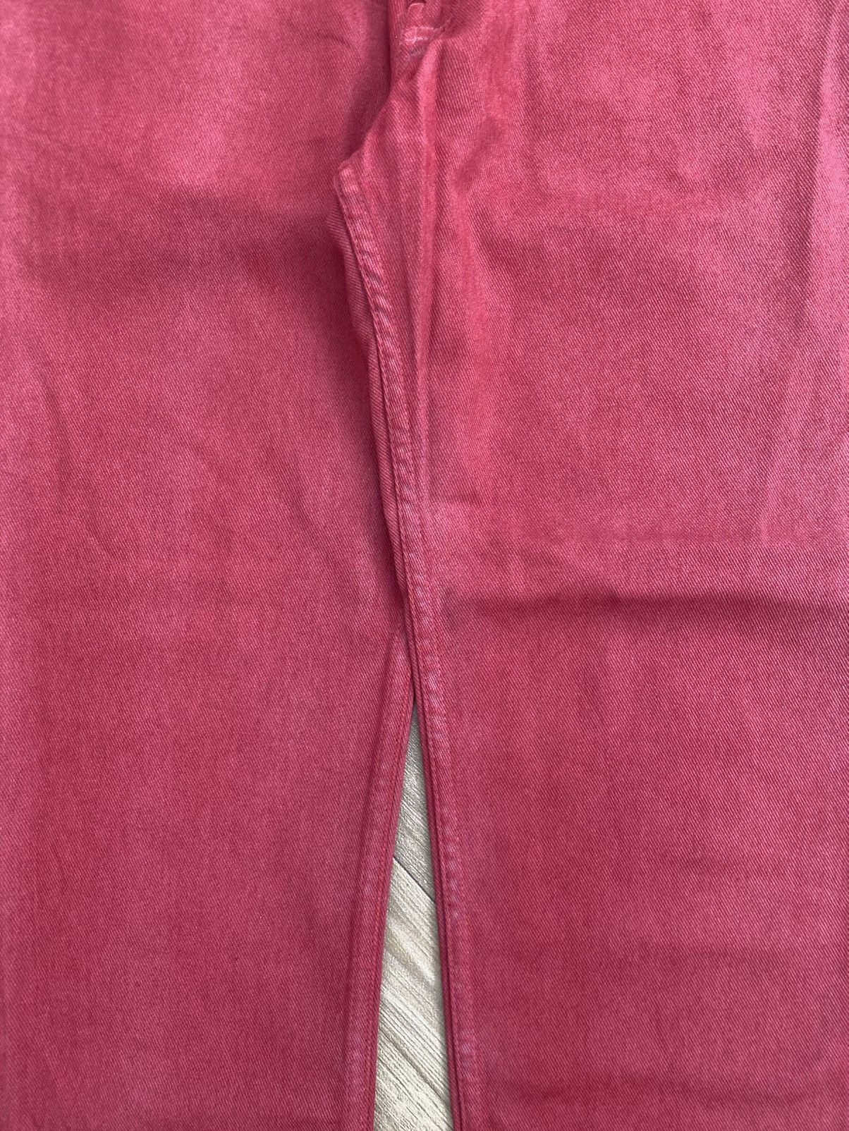 Maison Margiela Vintage Maison Martin Margiela Paris Red Denim Pants Luxury Size US 32 / EU 48 - 3 Thumbnail