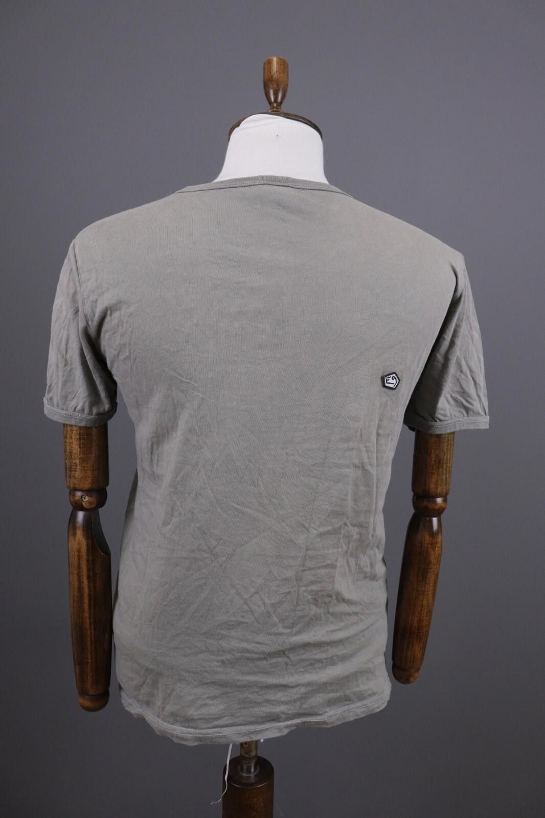 Designer E9 Gray Big Logo Short Sleeve Summer T-Shirt Size M Size US M / EU 48-50 / 2 - 9 Thumbnail