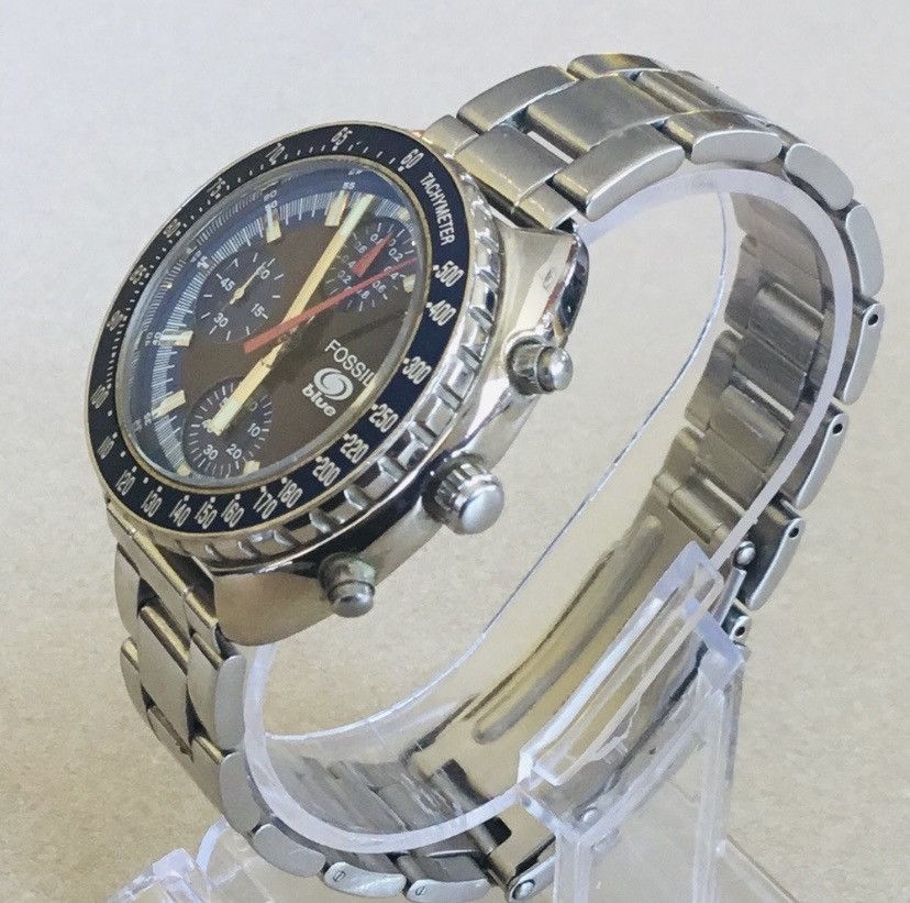 Fossil 1996 RARE FOSSIL CHRONOGRAPH WATCH CH-2275 Size ONE SIZE - 2 Thumbnail