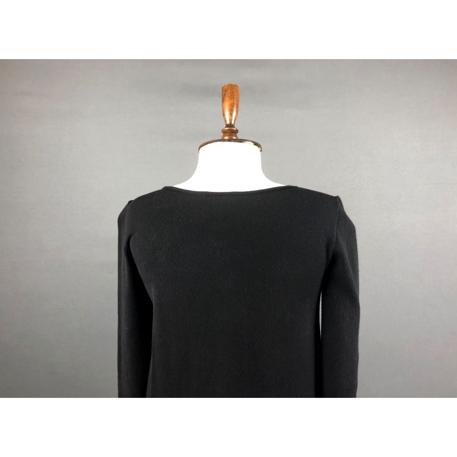 Sarah Pacini Sarah Pacini Top One Size Black Jersey Women Size ONE SIZE - 5 Thumbnail