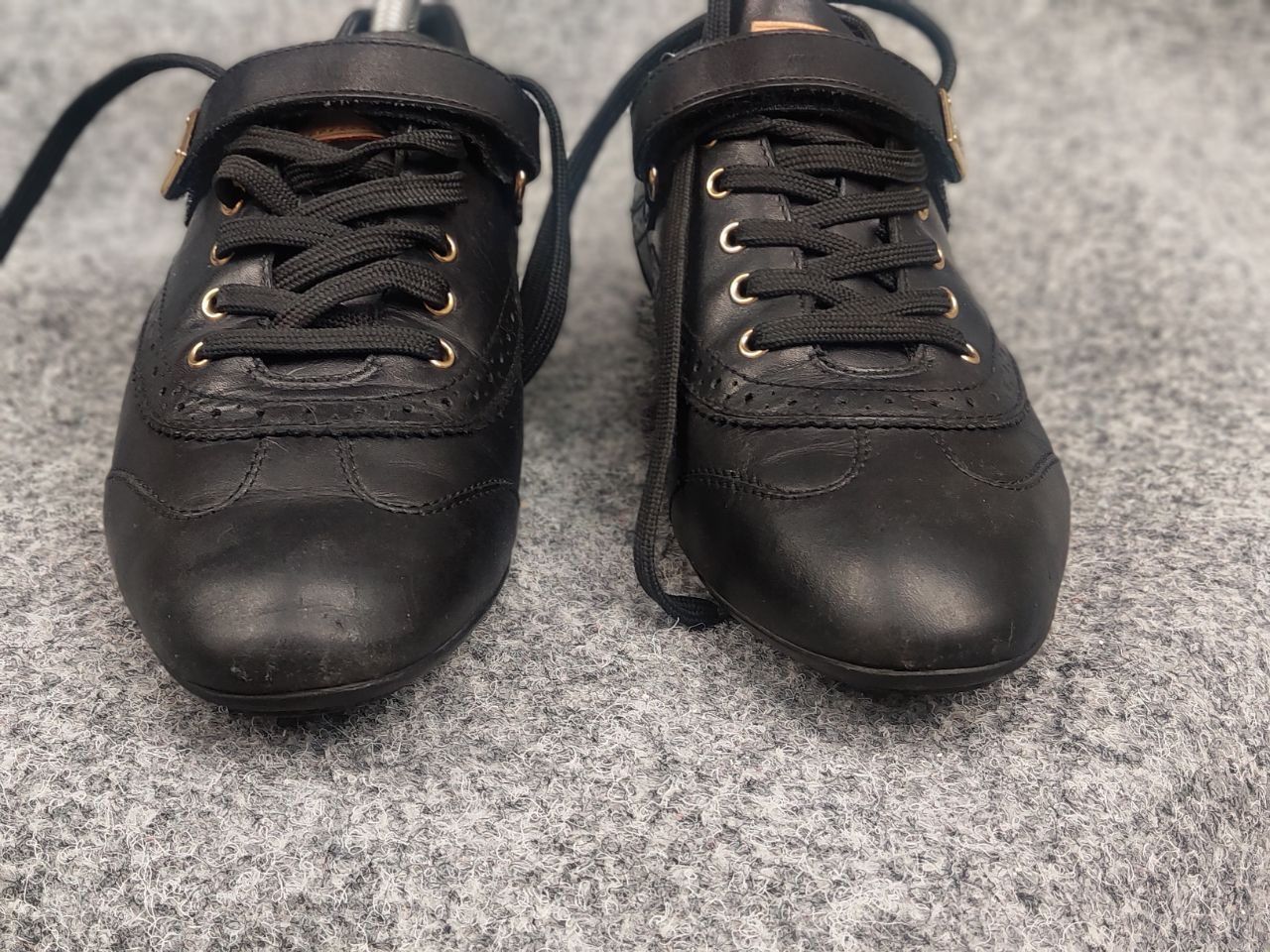 Louis Vuitton Louis Vuitton Vintage Leather Brogue Velcro Strap Sneakers Size US 6.5 / IT 36.5 - 8 Thumbnail