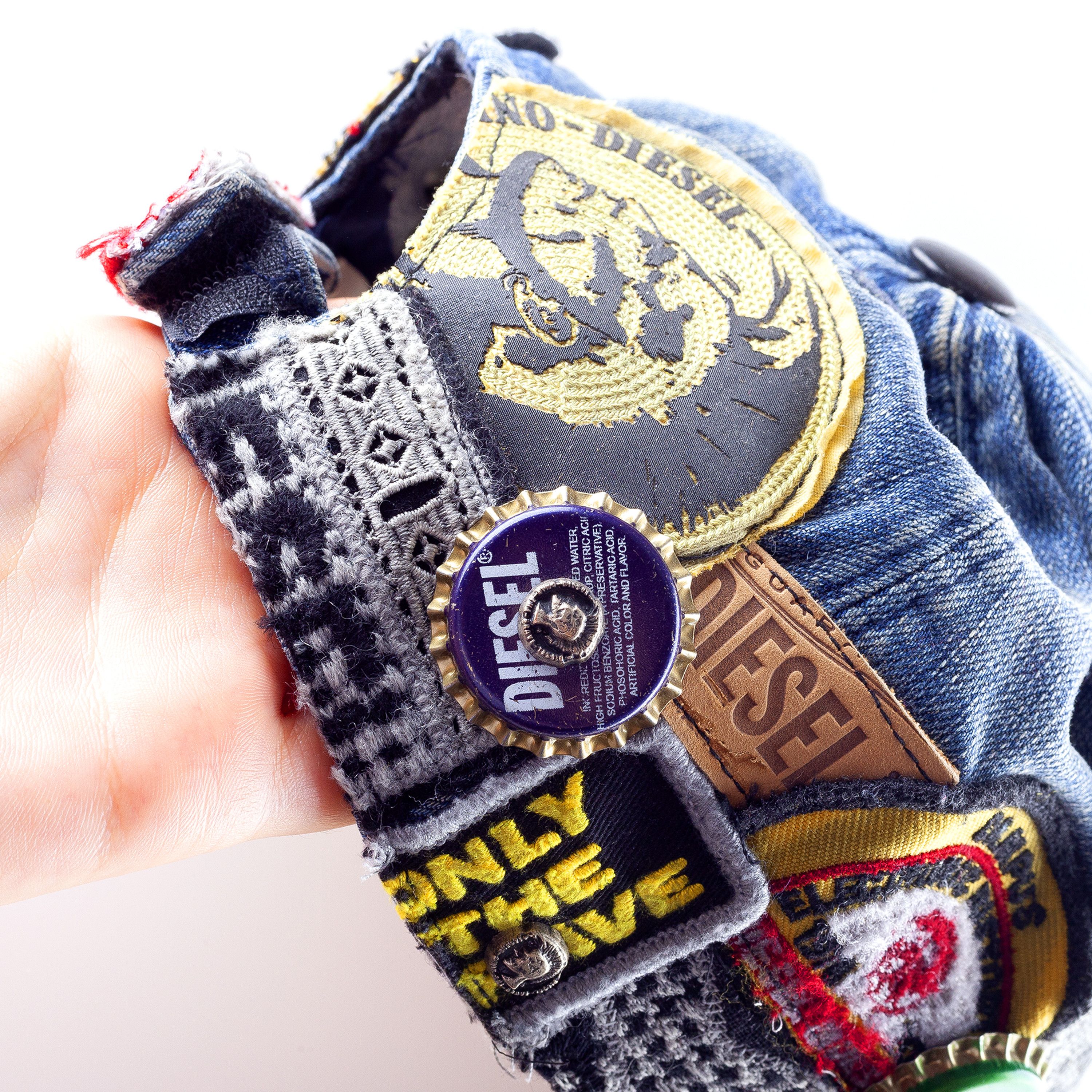 Diesel × Diesel Black Gold DIESEL TRIBUTE x Nicola Formichetti Patches Denim Snapback Size ONE SIZE - 6 Thumbnail