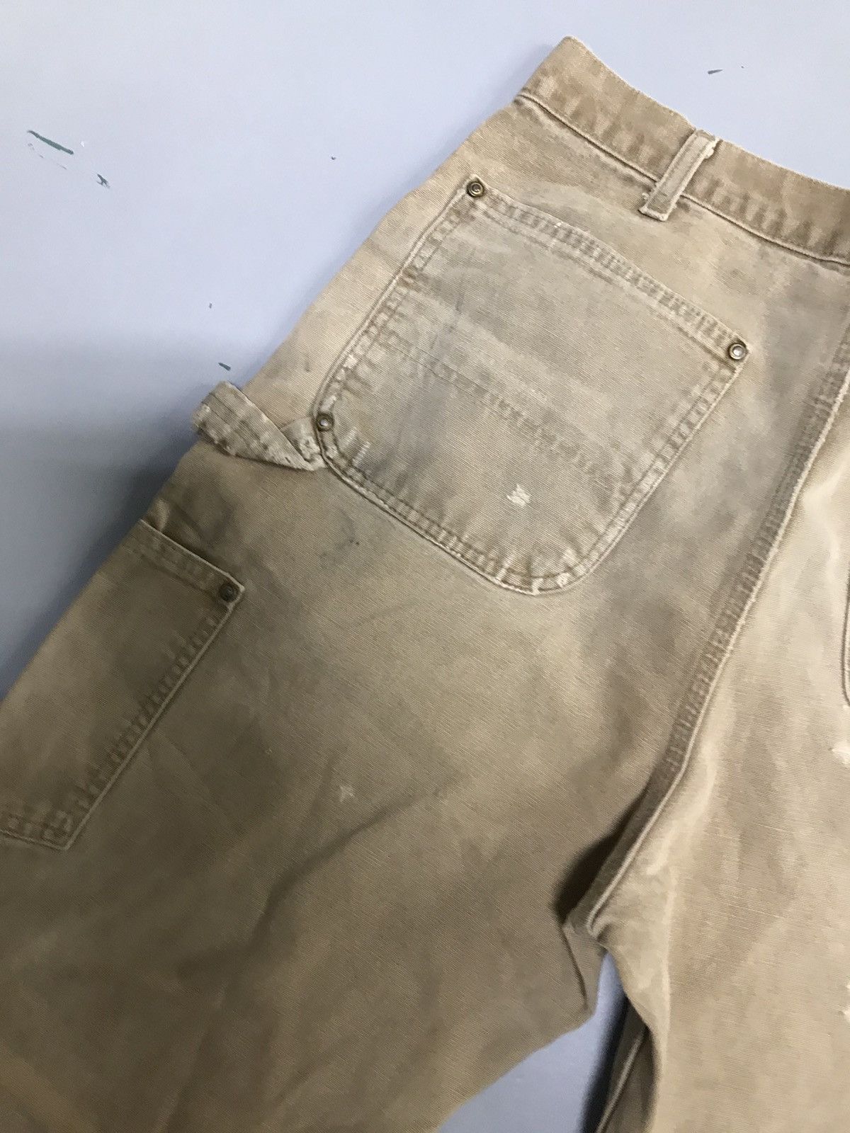 Carhartt Vintage carhartt B01 BRN double knee sun-fade workwear Size US 32 / EU 48 - 11 Thumbnail