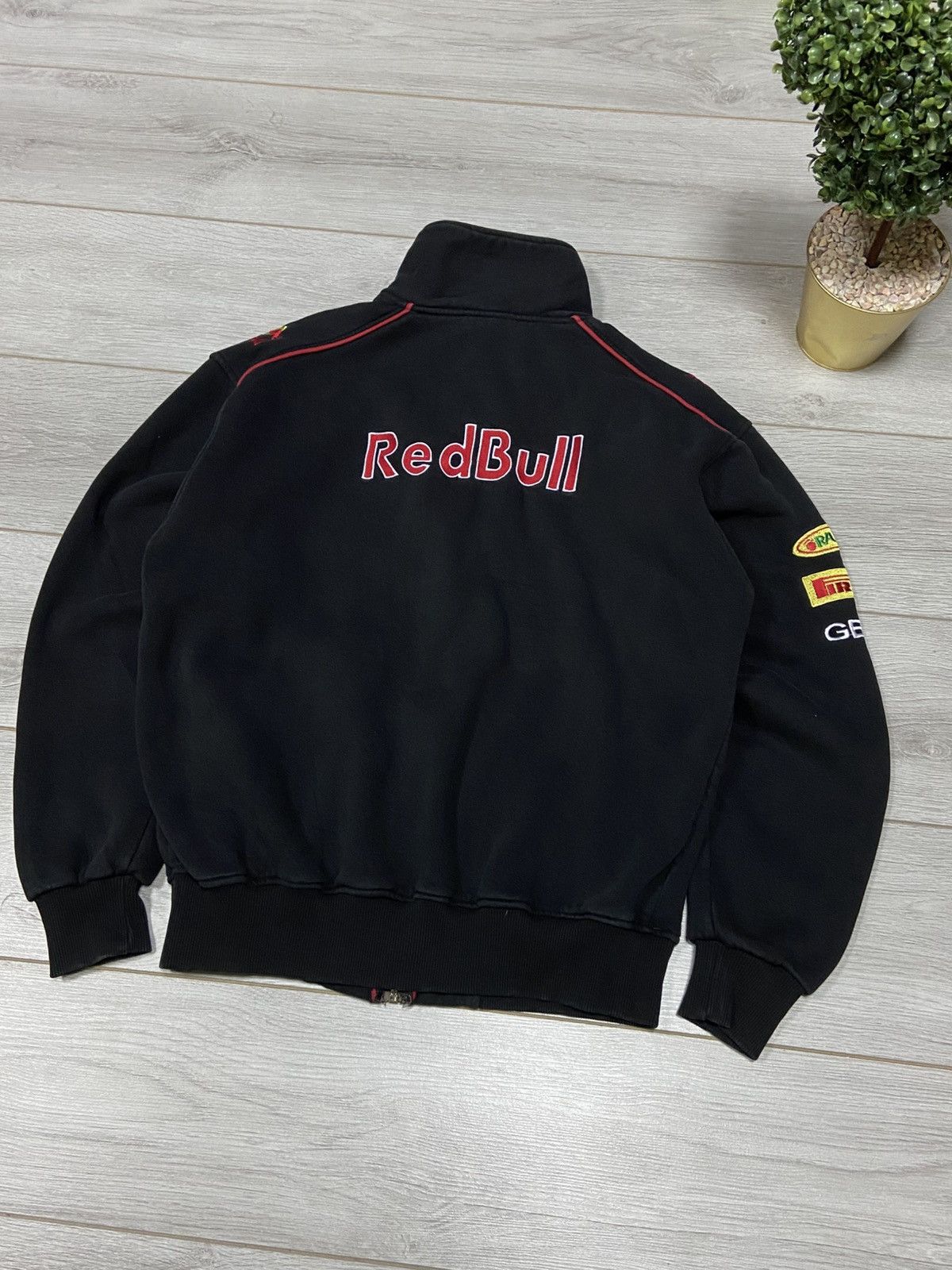 Red Bull Red Bull infinity vintage zip fleece infinity Pirelli Size US XXL / EU 58 / 5 - 2 Thumbnail