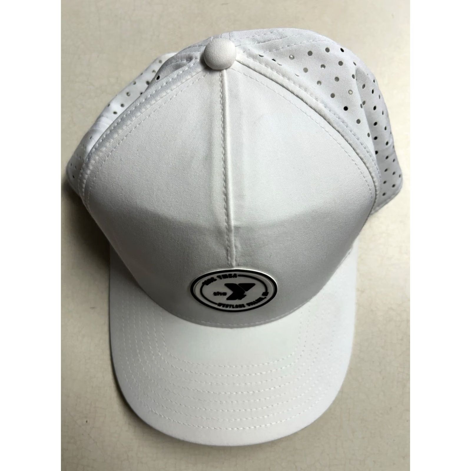 Vintage Westlake Village YMCA Swannies Golf Snapback Hat Cap White Men One Size Adjustable Breathable Cap Size ONE SIZE - 7 Thumbnail