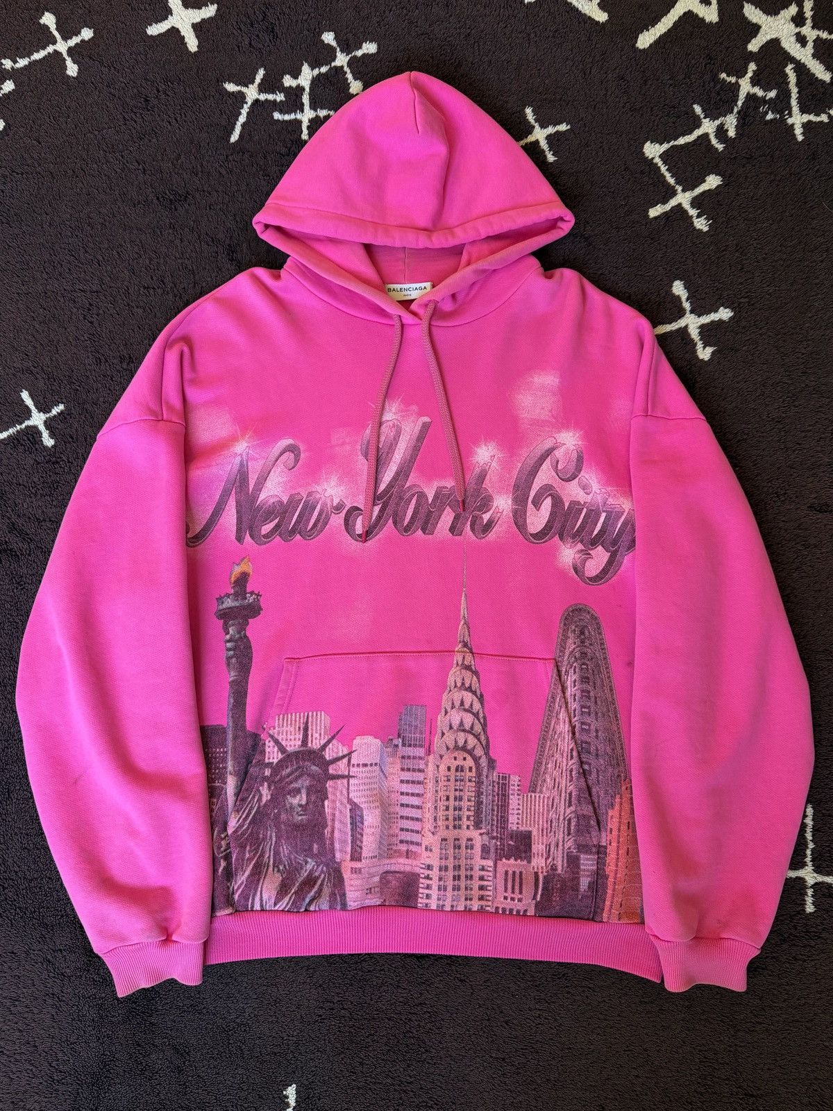 Balenciaga Balenciaga New York City hoodie Size US L / EU 52-54 / 3 - 1 Thumbnail
