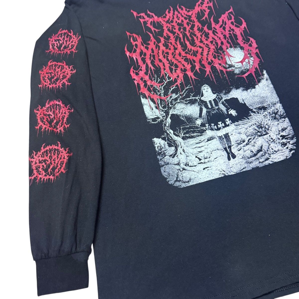 Band Tees Vintage Black Metal band Shirt Longsleeve Size US L / EU 52-54 / 3 - 4 Thumbnail