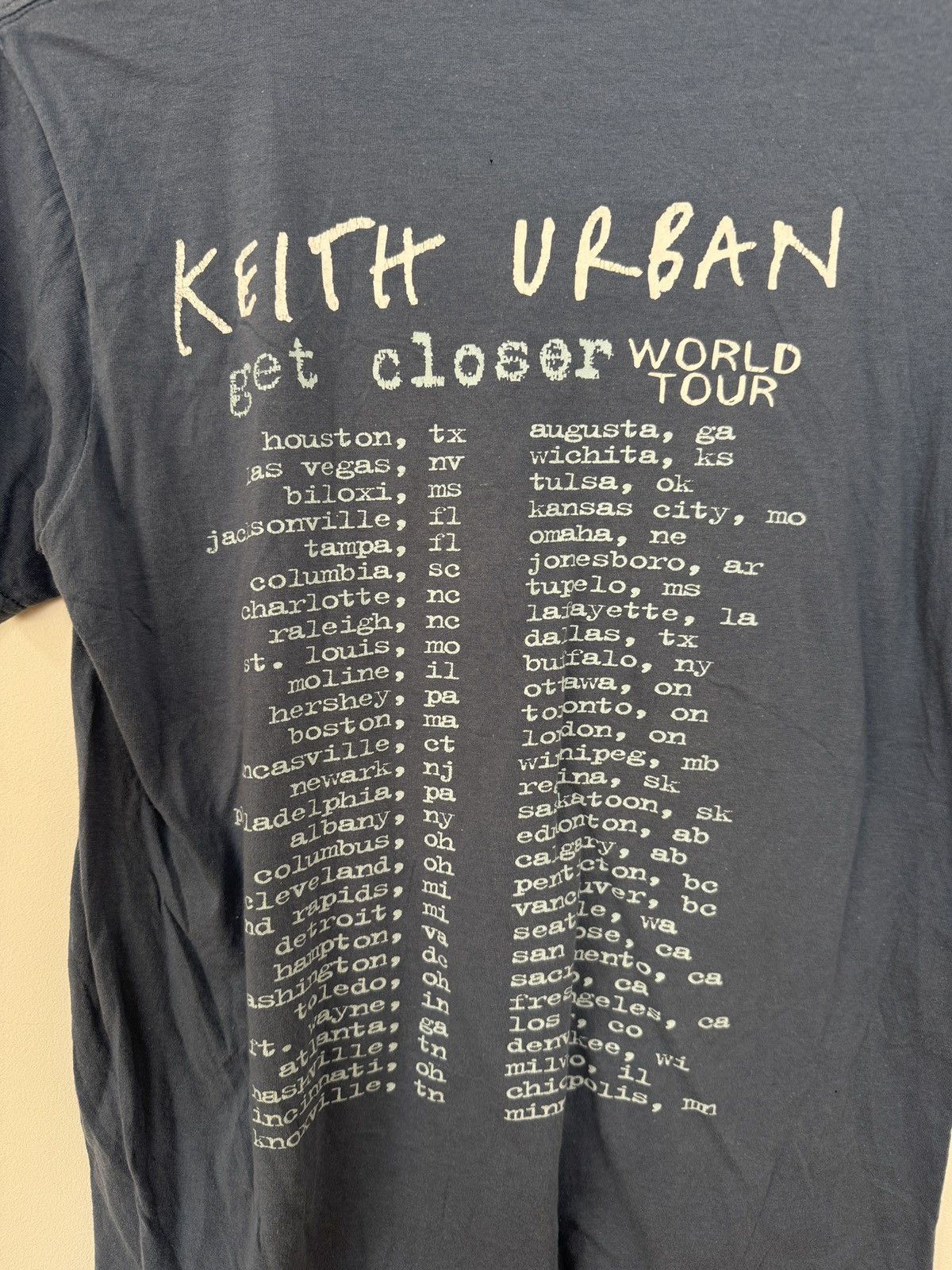 Band Tees Keith Urban World Tour T-Shirt Size US S / EU 44-46 / 1 - 4 Thumbnail