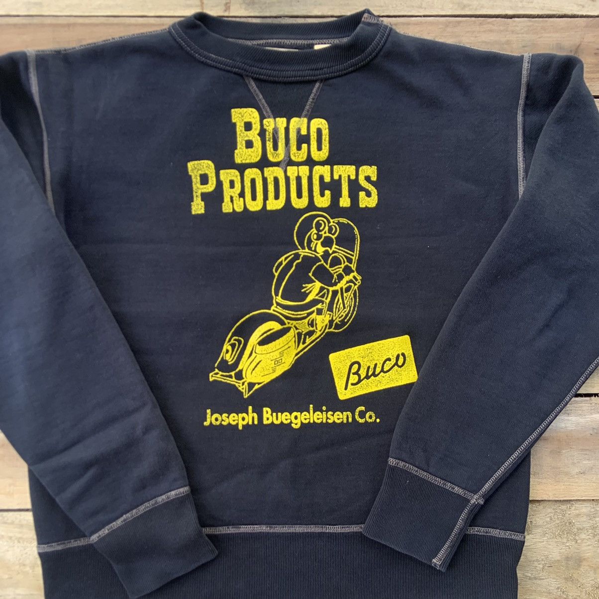 The Real McCoy's Vintage Mc Coy’s Sweatshirt Rare Design Size US M / EU 48-50 / 2 - 2 Thumbnail