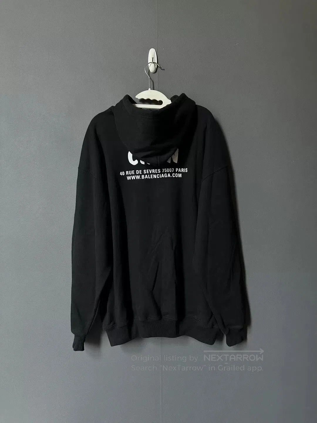 Balenciaga Balenciaga Black Crew Hoodie XS. Size US XS / EU 42 / 0 - 2 Thumbnail