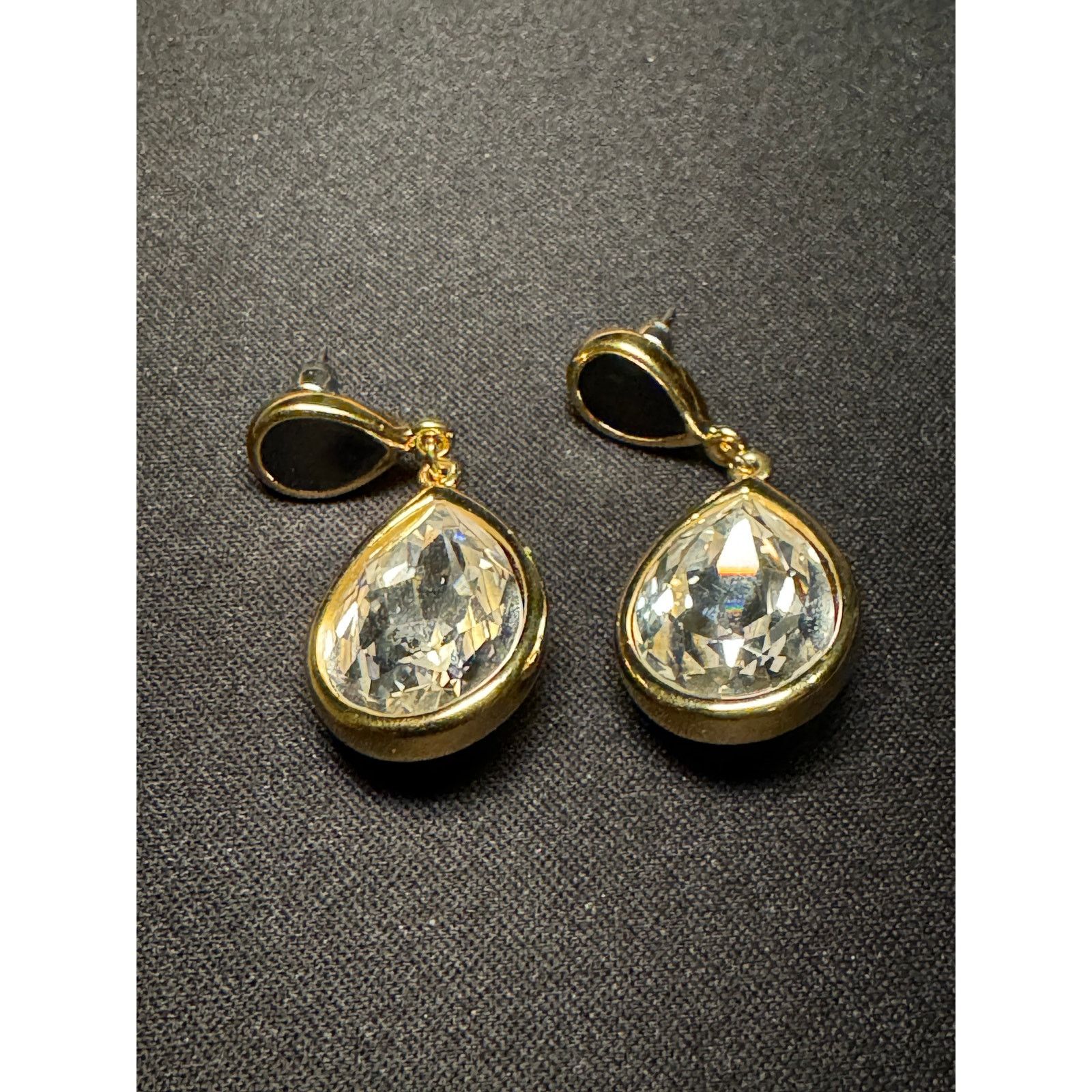Other Vintage Trifari Statement Crystal Drop Earrings Size ONE SIZE - 1 Thumbnail