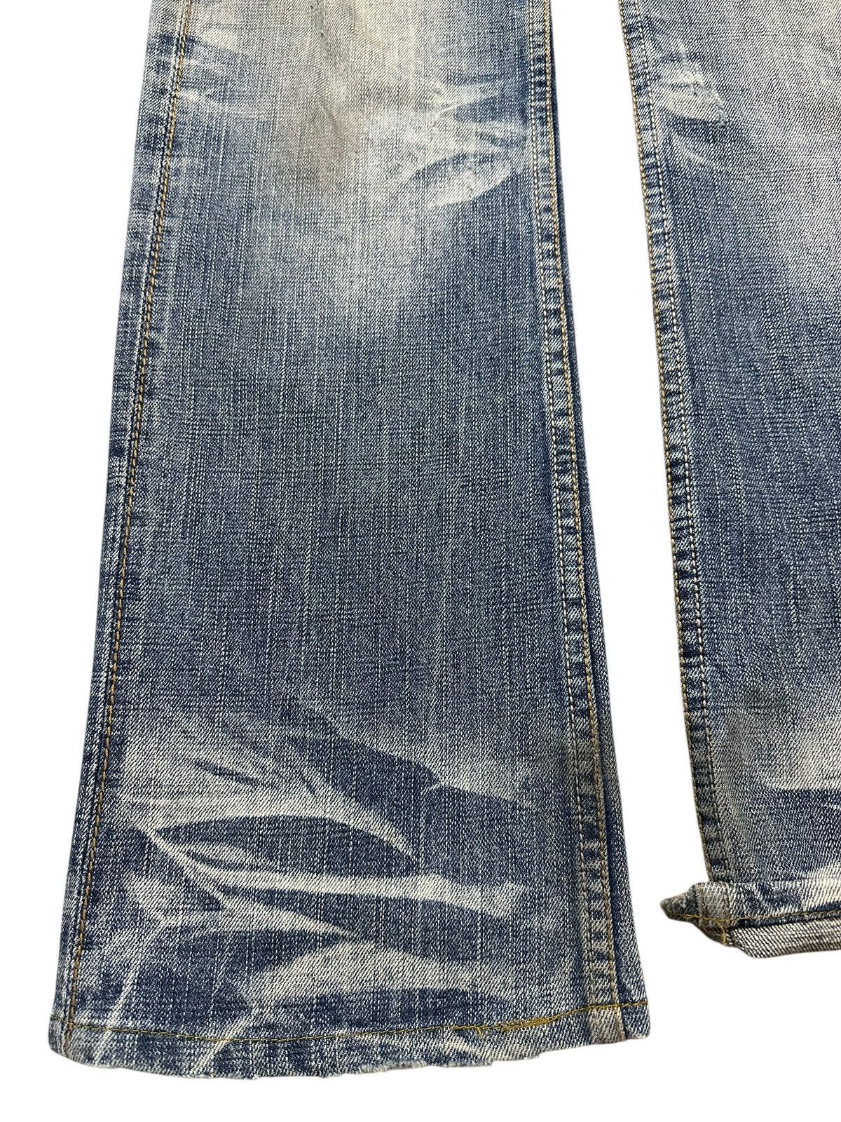 If Six Was Nine Vintage Japanese Selvedge Faded Wash Distress Baggy Jeans Size US 31 - 8 Thumbnail
