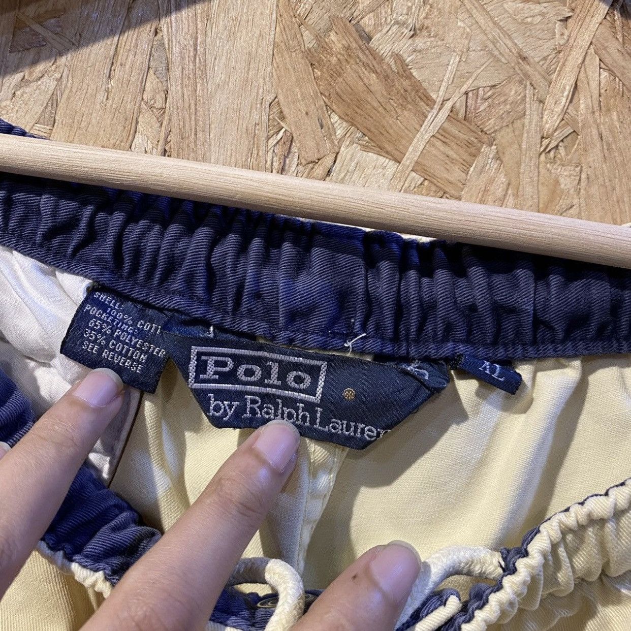 Polo Ralph Lauren × Ralph Lauren × Vintage Polo by Ralph Lauren Vintage Plain Swim Trunks Shorts Size US 38 / EU 54 - 9 Thumbnail
