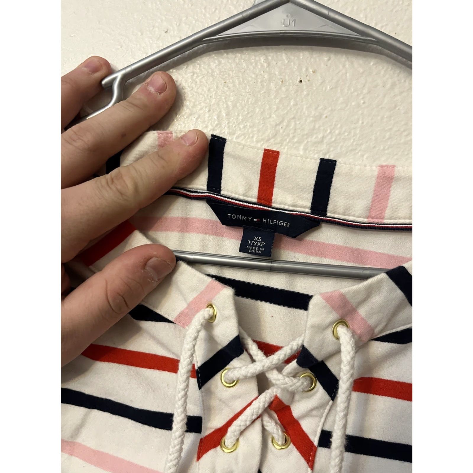 Tommy Hilfiger tommy hilfiger Short Dress Women XS Multicolor Belted A-Line Knee Length Dress Womens XS Multicolor Belted Tommy Hilfiger Dress Size 26" / US 2 / IT 38 - 2 Thumbnail