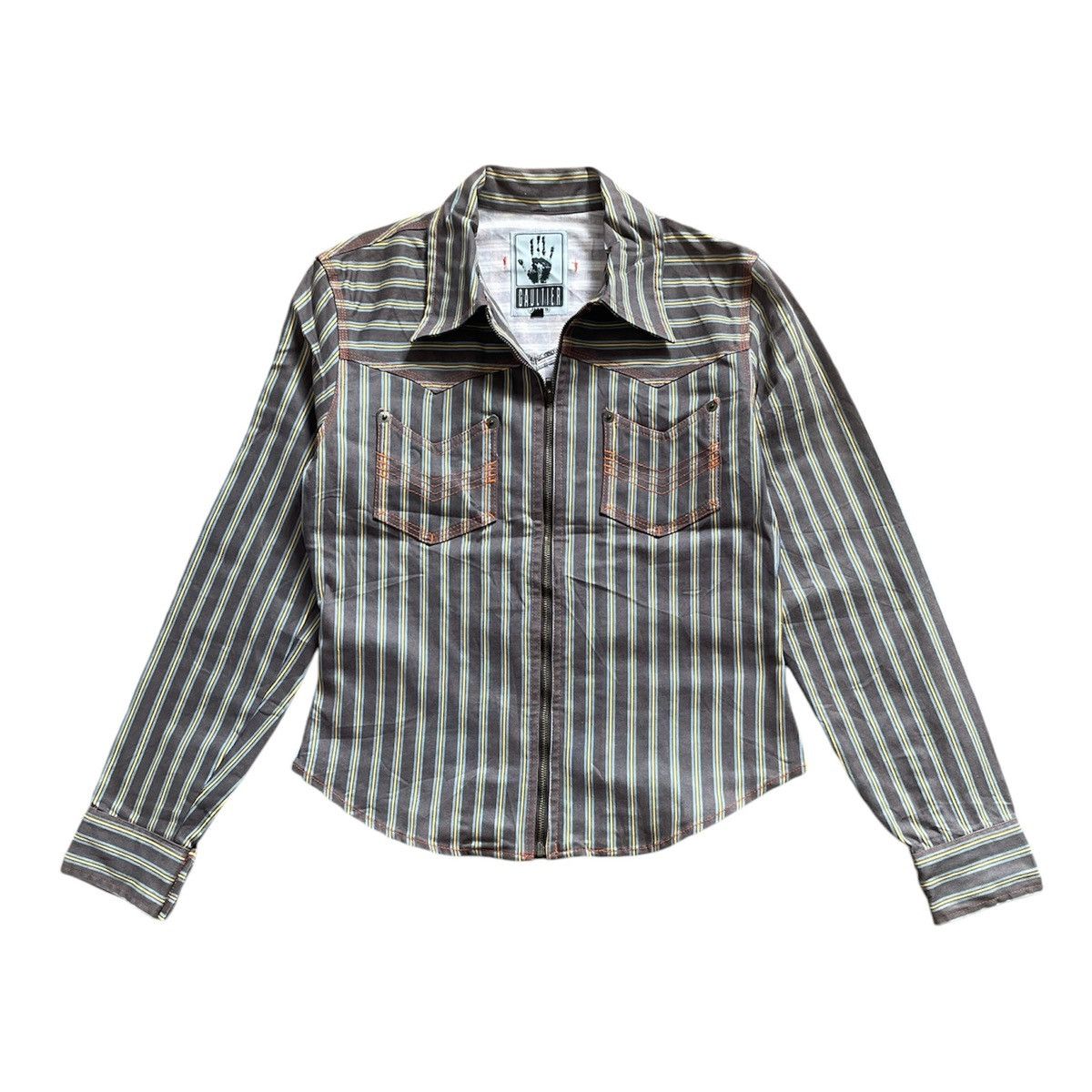 Jean Paul Gaultier Jean Paul Gaultier Stripped Work Jacket Size M / US 6-8 / IT 42-44 - 1 Thumbnail