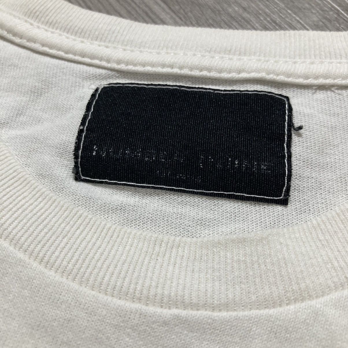 Number (N)ine Number (N)ine Spellout Logo Pocket T-shirt White Size US M / EU 48-50 / 2 - 15 Thumbnail