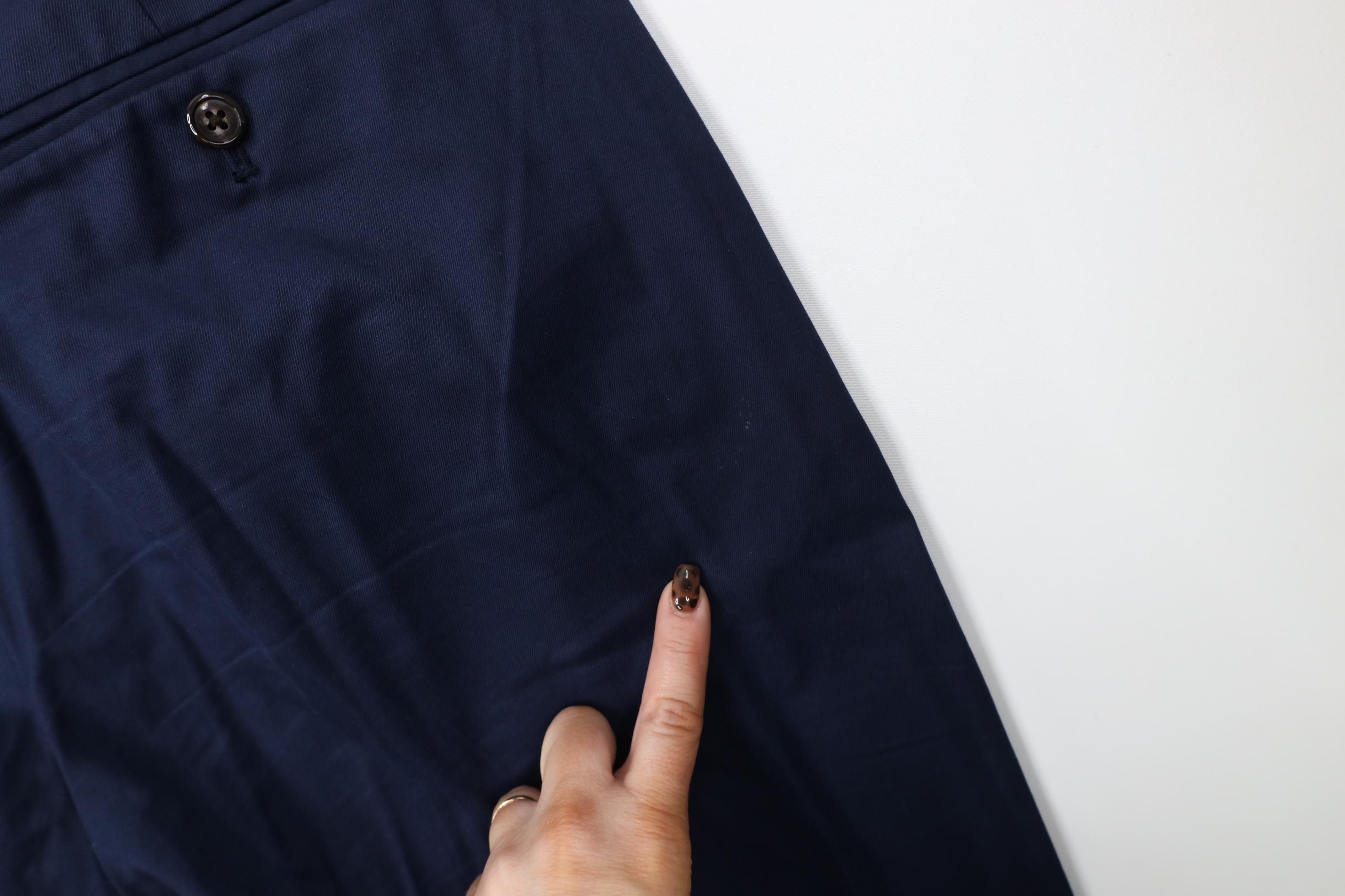 J.Crew J Crew Bowery Stretch Classic Fit Chino Pants Navy Blue Size US 35 - 14 Thumbnail