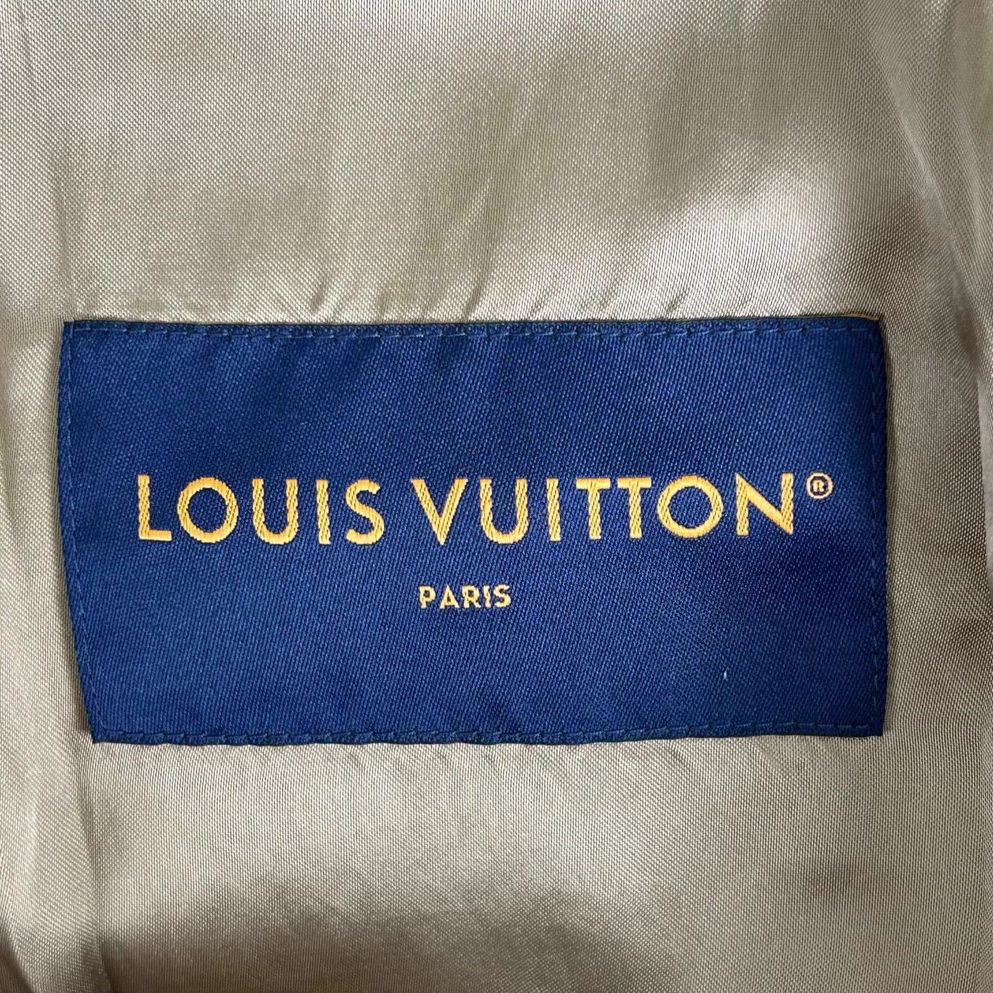 Louis Vuitton LV khaki zip jacket back arm check metal logo 46 Size US S / EU 44-46 / 1 - 4 Thumbnail