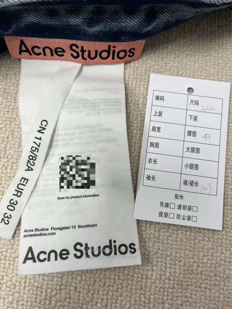 Acne Studios Acne Studios Contrast Color Retro Wash High-Waist Denim Pa Size 30" / US 8 / IT 44 - 4 Thumbnail