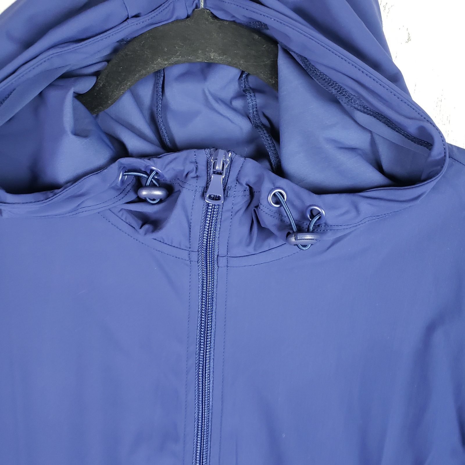 Other NWT Iris & Ink Hooded Zip Up Blue Performance Jacket Large Size L / US 10 / IT 46 - 3 Thumbnail