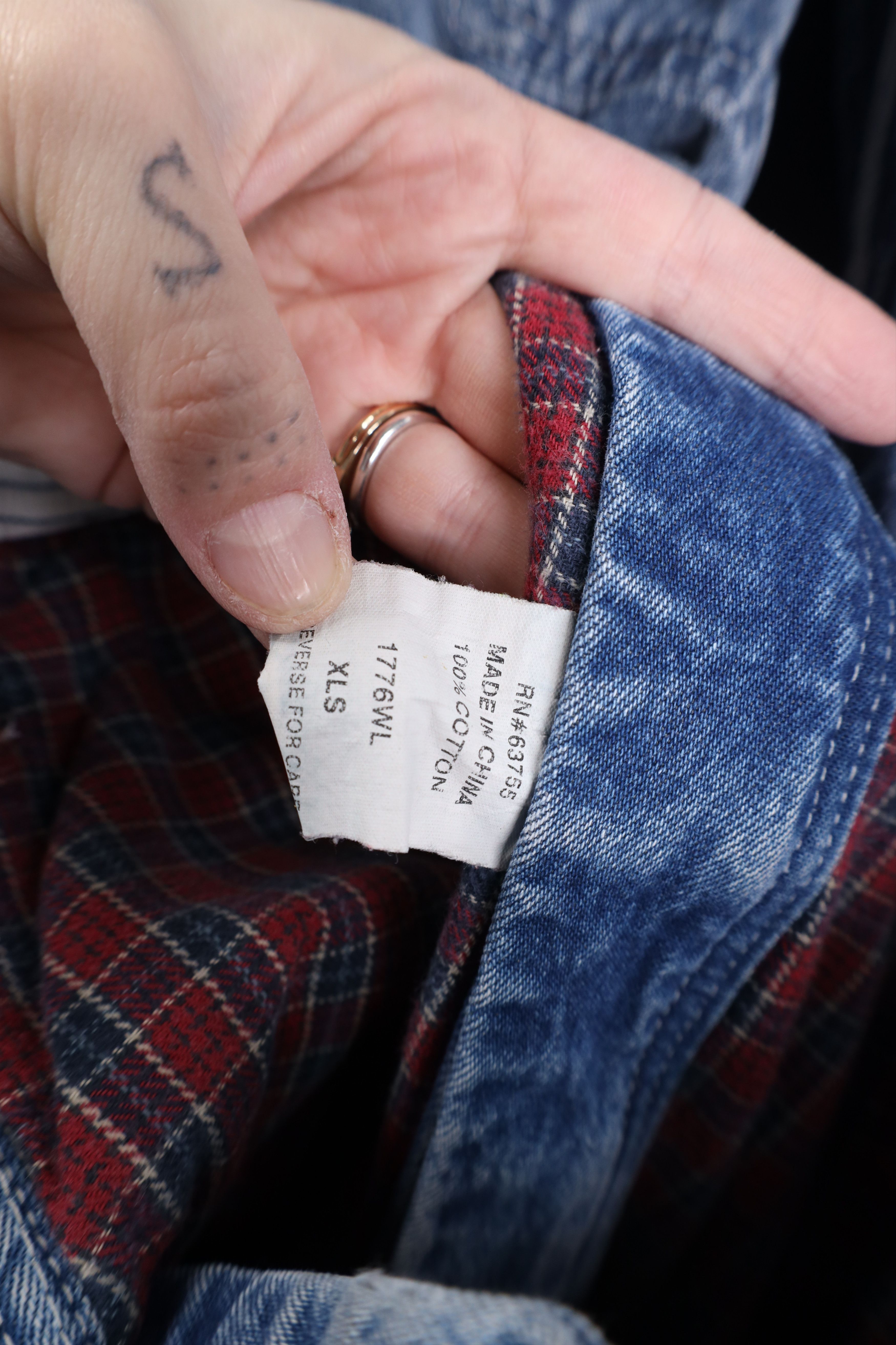 Vintage Vintage 90s Streetwear Thrashed Flannel Lined Overalls Size US 40 / EU 56 - 10 Thumbnail