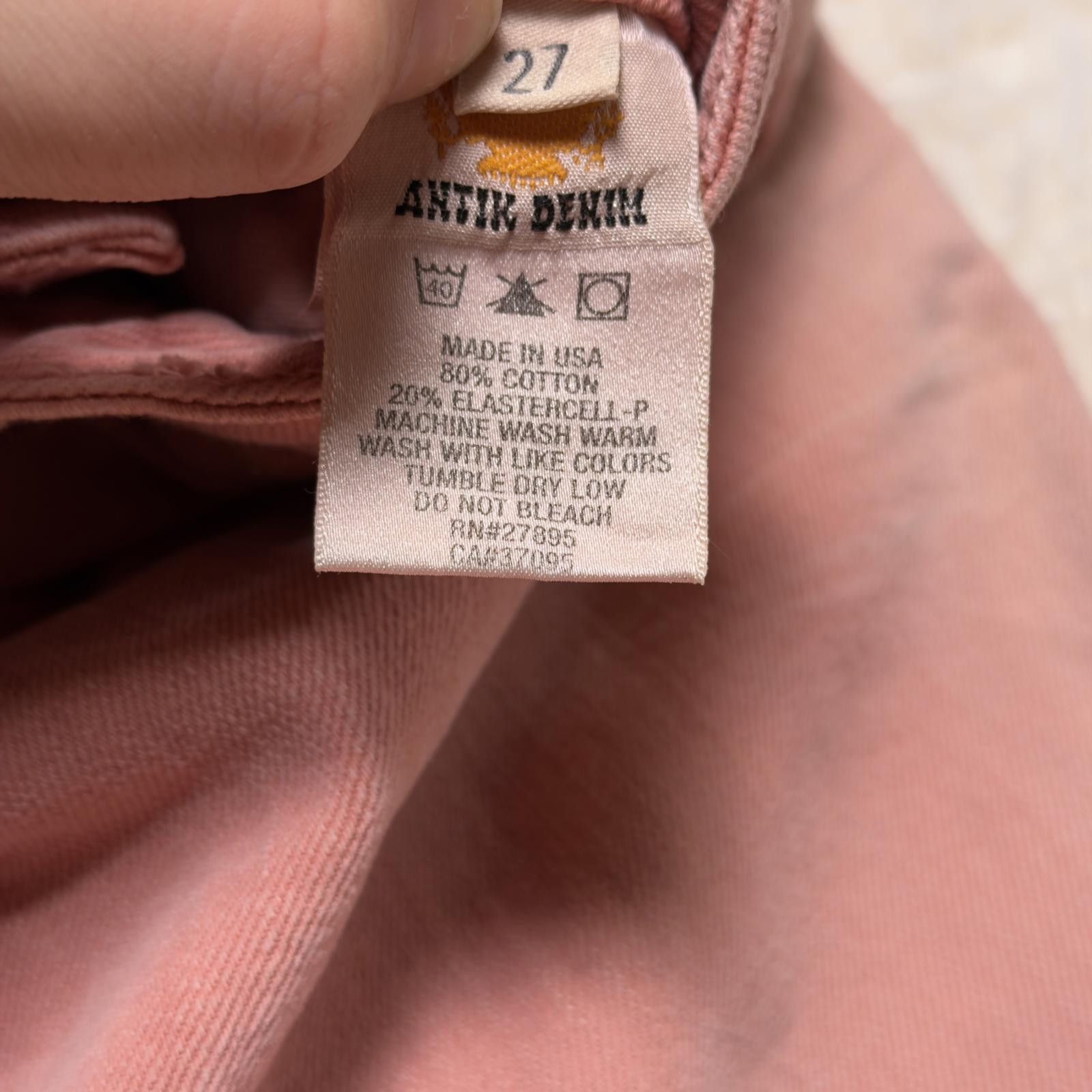 Antik Denim Vintage Antik Denim Y2K Low Rise Flare Jeans Pink Size 27" / US 4 / IT 40 - 8 Thumbnail