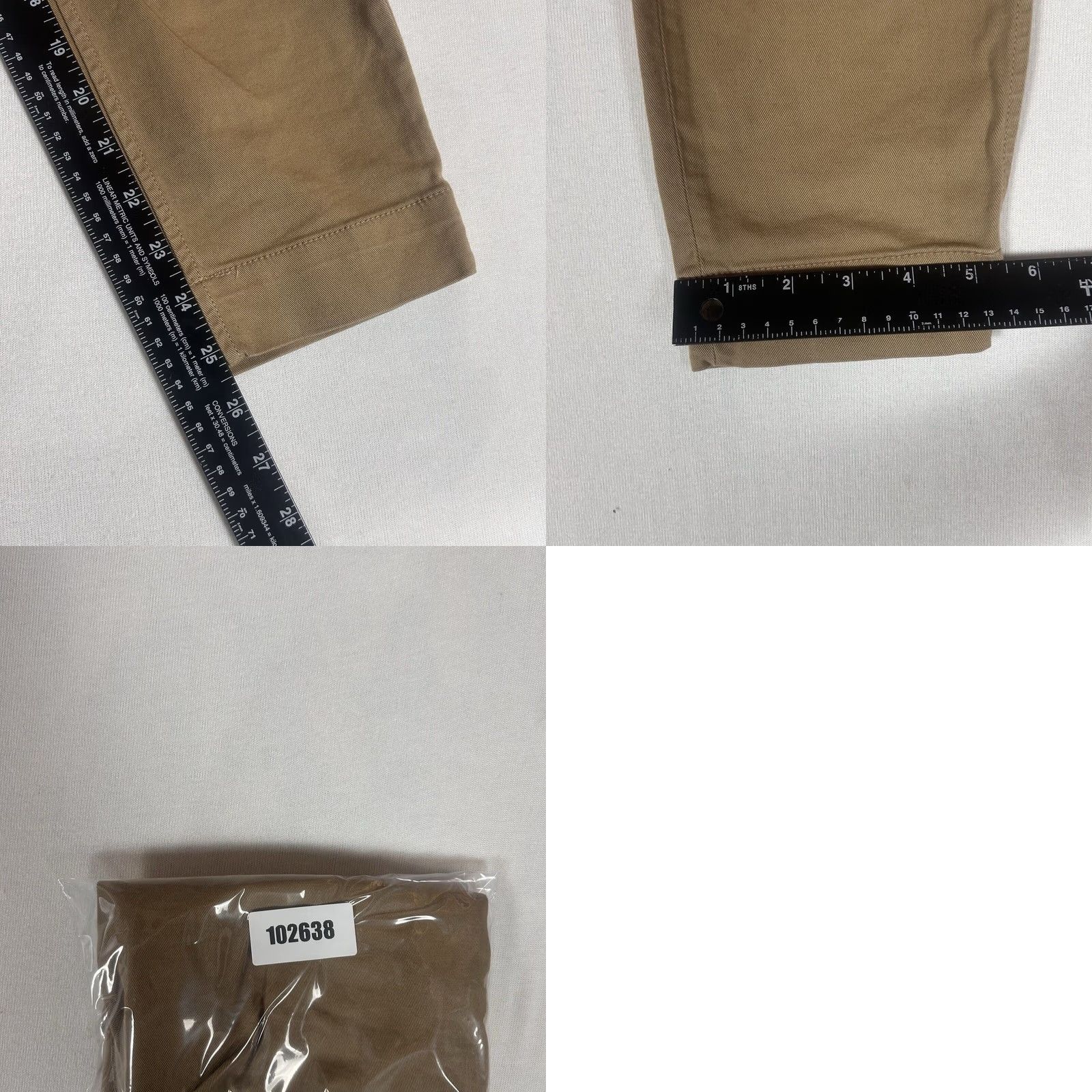 J.Crew J.Crew Chino Pants Womens 0 Mid Rise Brown Casual Work Office Cotton Blend Twill Straight Front Button Zipper Pockets Modern Classic Size 25" / US 0 / IT 36 - 8 Thumbnail