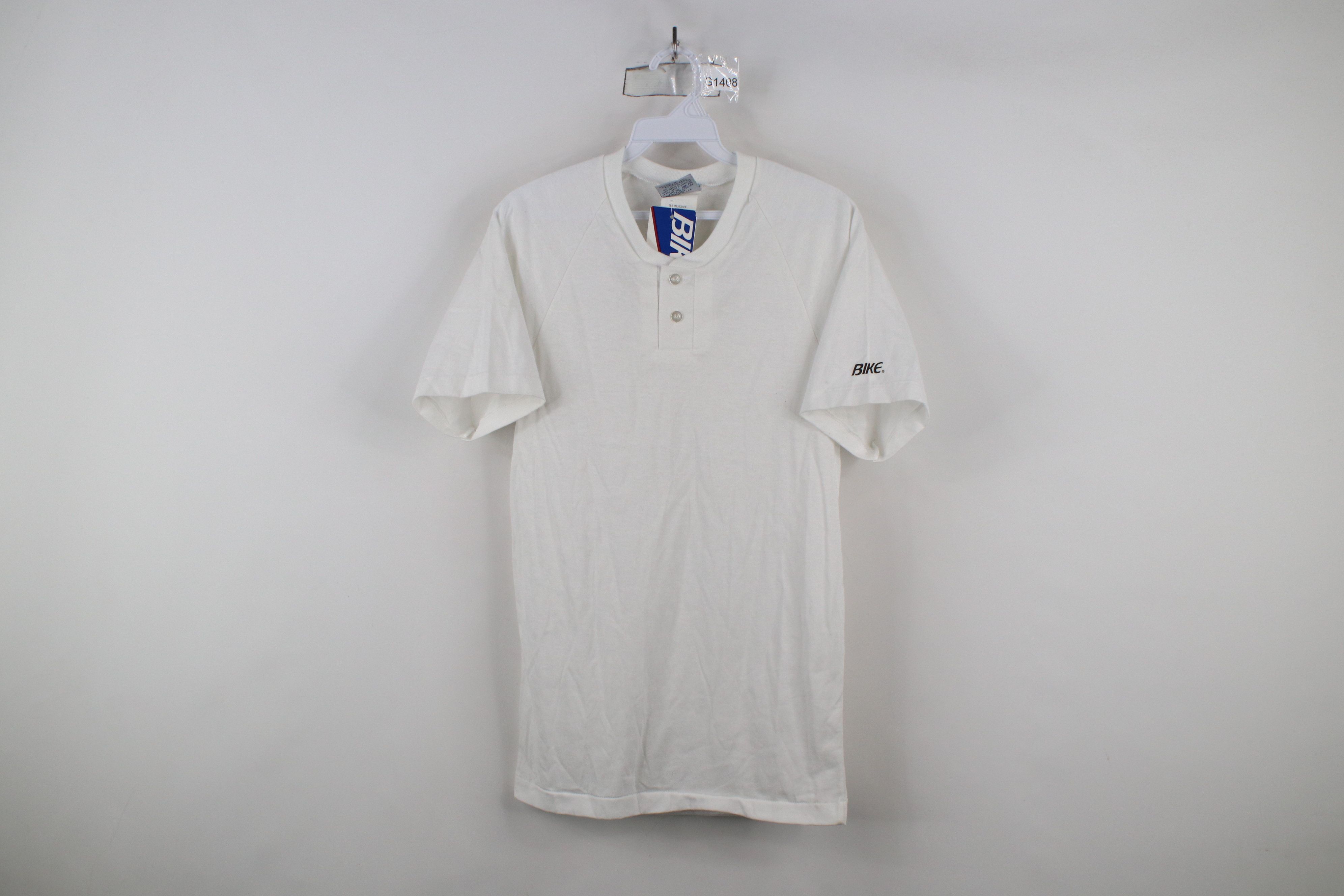 Vintage Deadstock Vintage 80s 90s Streetwear Henley T-Shirt USA Size US S / EU 44-46 / 1 - 1 Thumbnail
