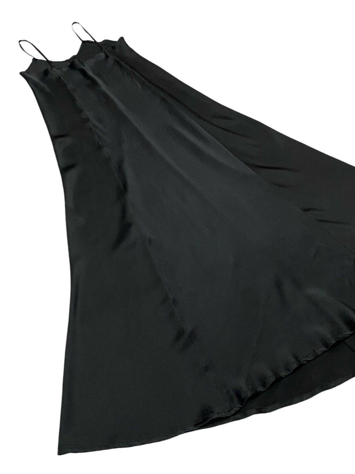 Yohji Yamamoto Yohji Yamamoto + Noir Soie Silk Midi Dress Size S / US 4 / IT 40 - 7 Thumbnail