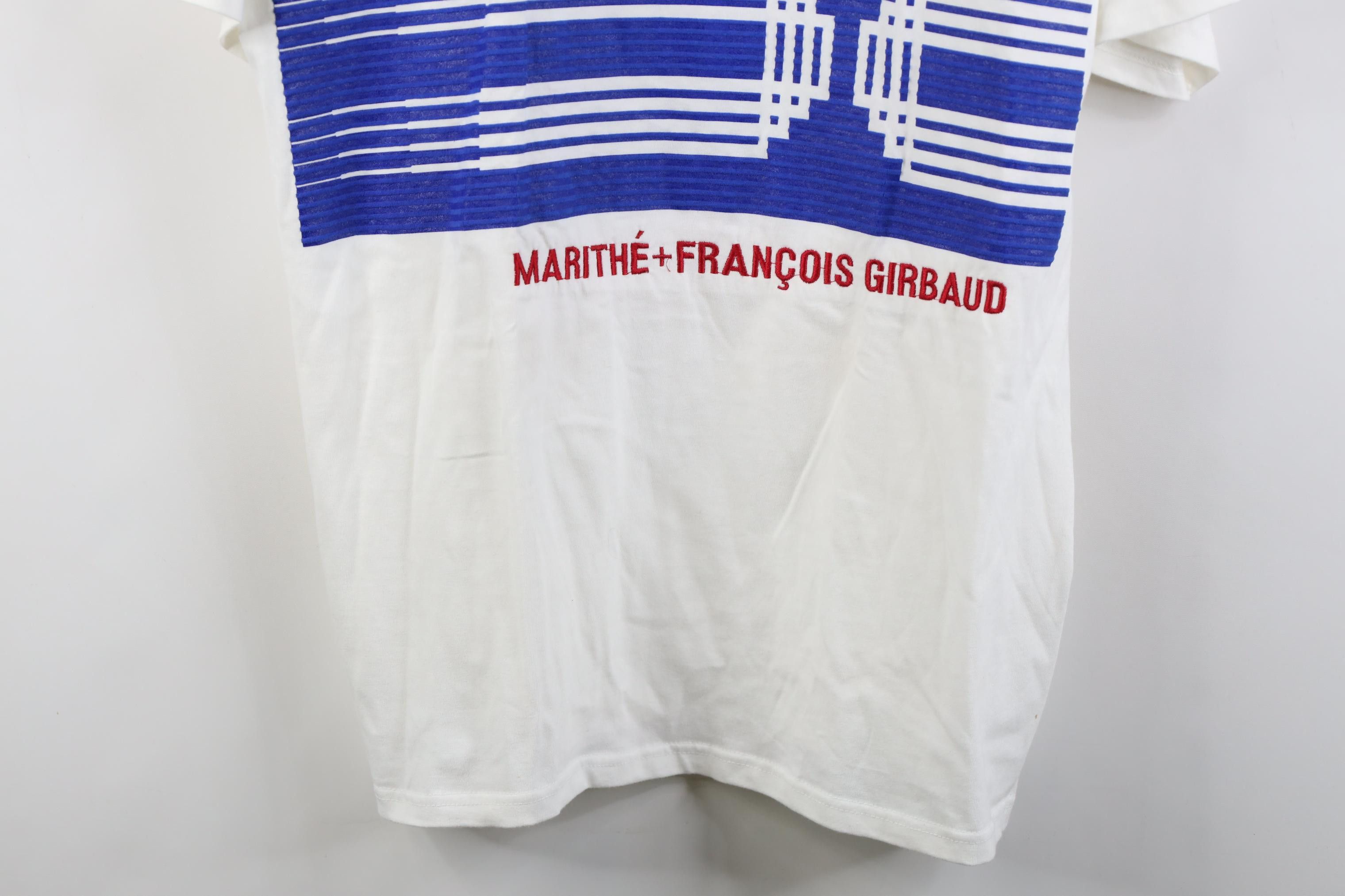 Marithe + Francois Girbaud Deadstock Vintage 90s Marithe Francois Girbaud T-Shirt White Size US XL / EU 56 / 4 - 3 Thumbnail