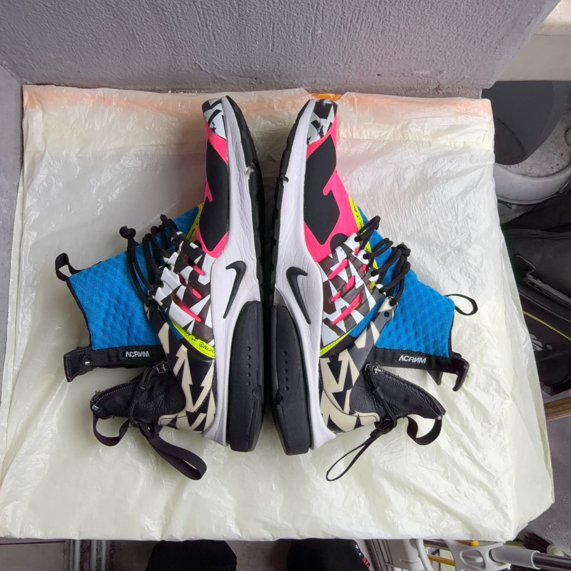 Nike Acronym x Nike Air Presto Mid "Cotton Candy" Size US 10 / EU 43 - 4 Thumbnail