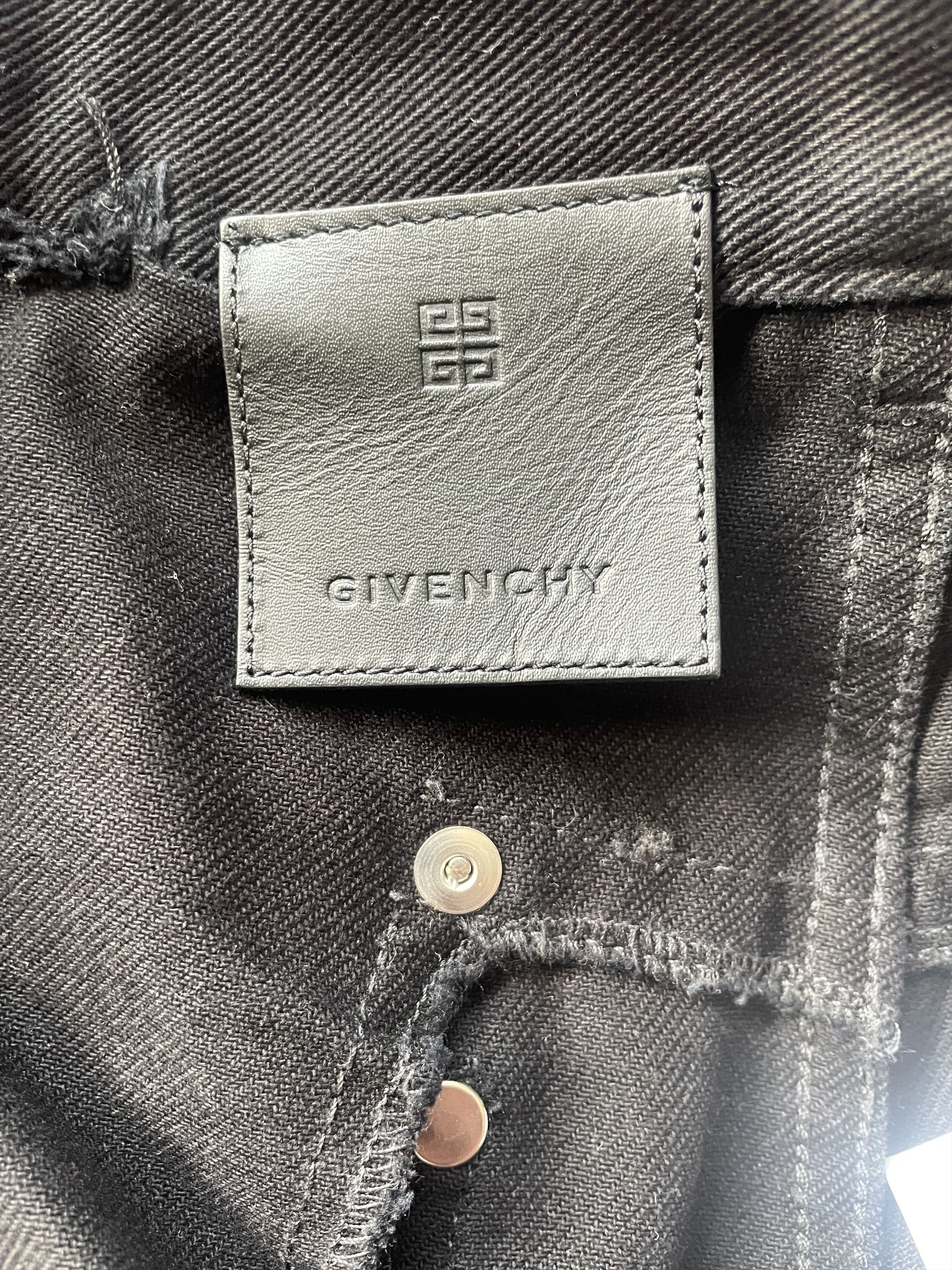 Givenchy Convertible Zip-Off Cargo Jeans Black Size US 34 / EU 50 - 15 Thumbnail