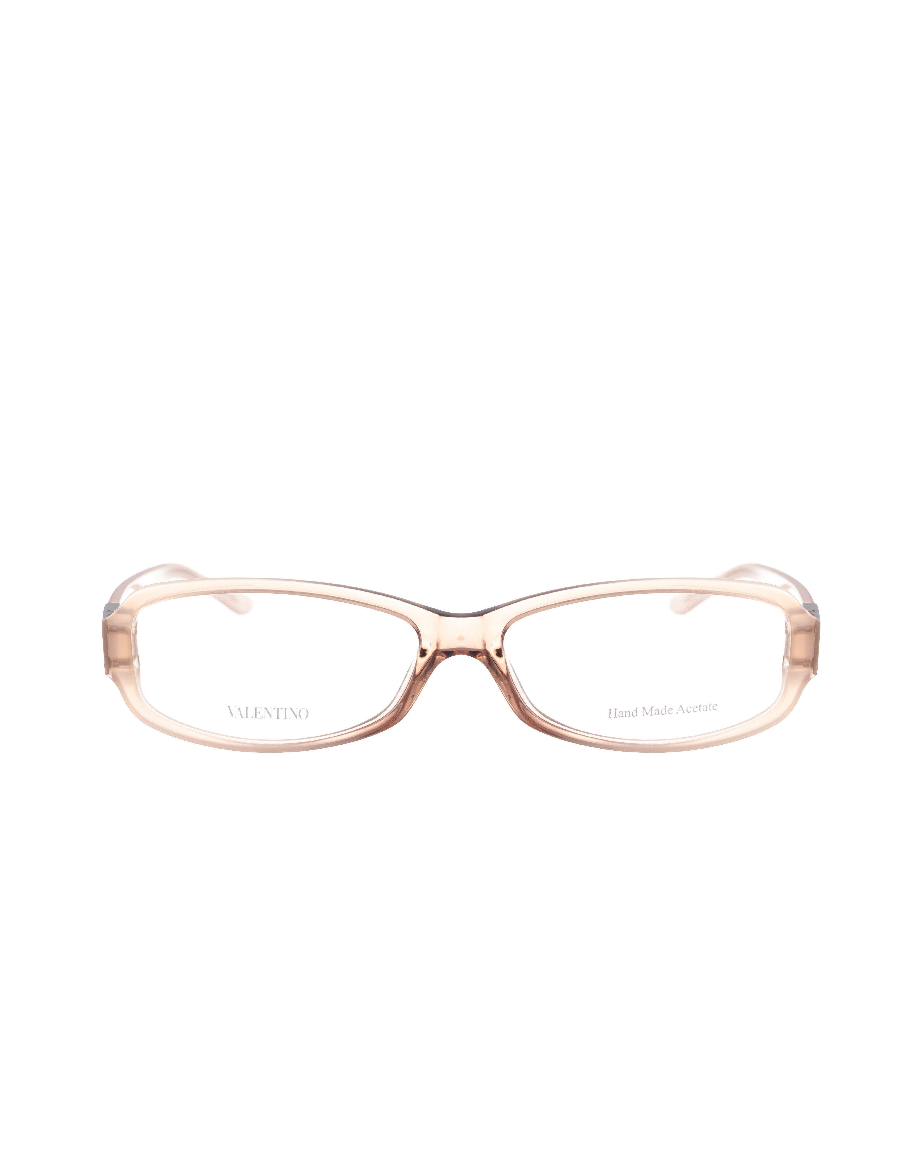 Valentino Valentino 00s PinkBeige Transparent Plastic Glasses & Gems Size ONE SIZE - 3 Thumbnail