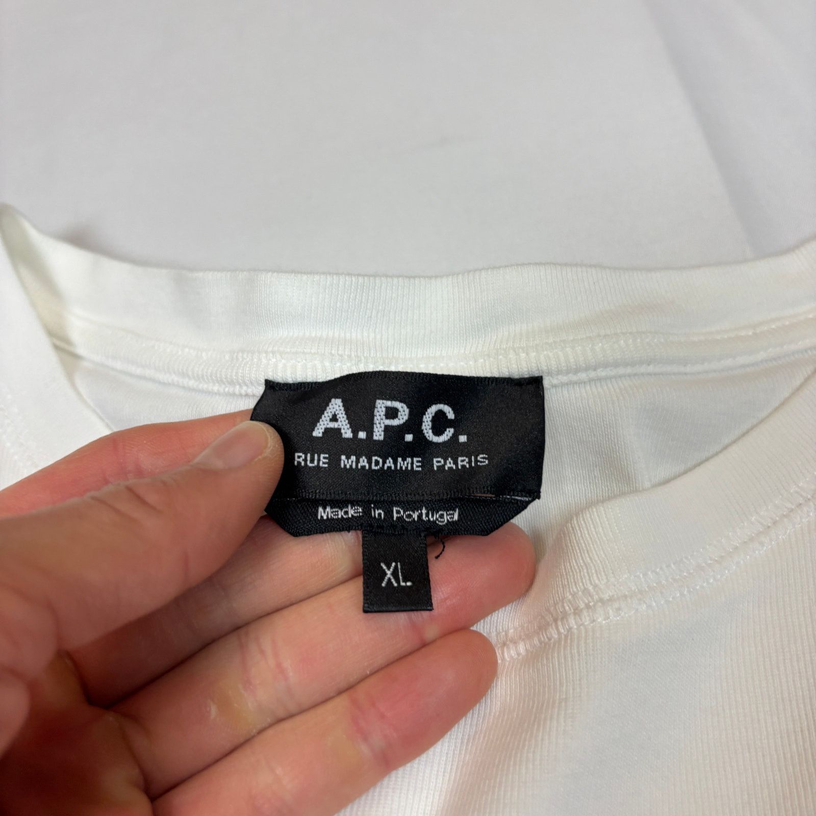 A.P.C. A.P.C. Lewis Fitted Boxy T Shirt Men's XL Embroidered Logo Size US XL / EU 56 / 4 - 6 Thumbnail