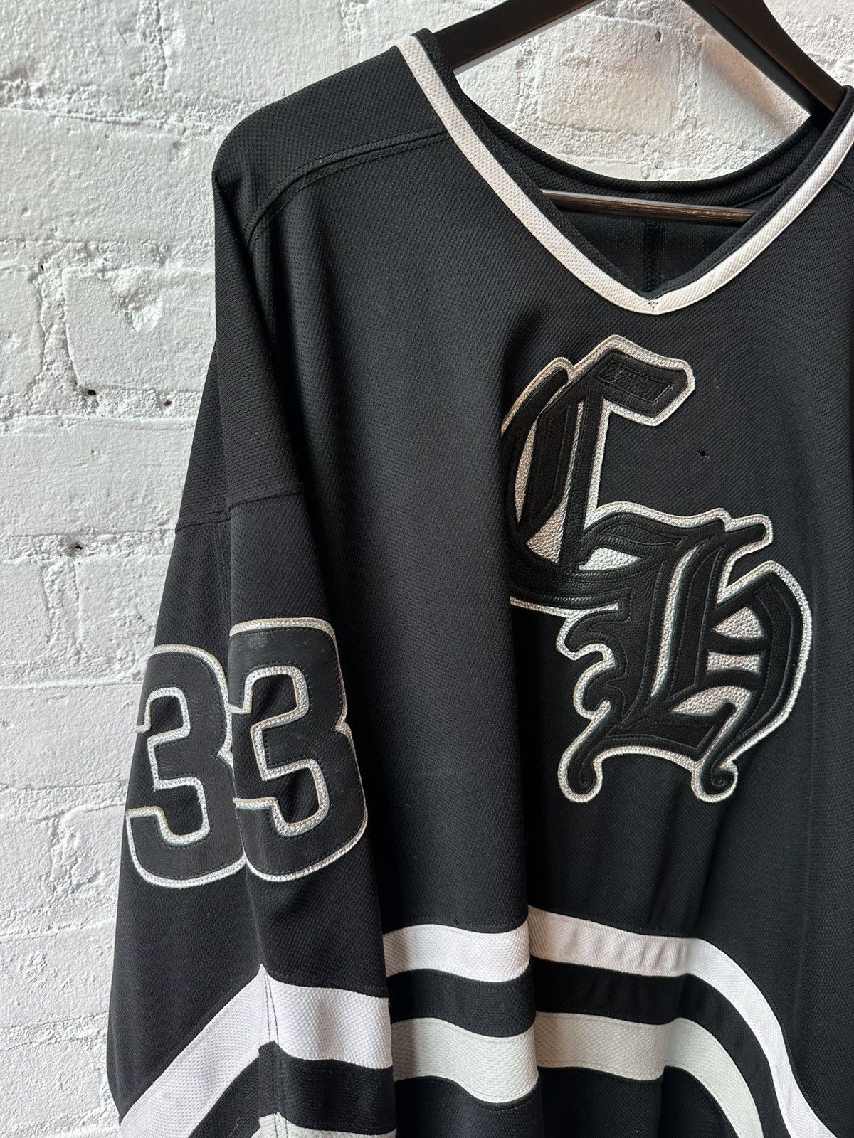 Chrome Hearts CHROME HEARTS PATCHED HOCKEY JERSEY XL XXL 2XL Size US XL / EU 56 / 4 - 3 Thumbnail