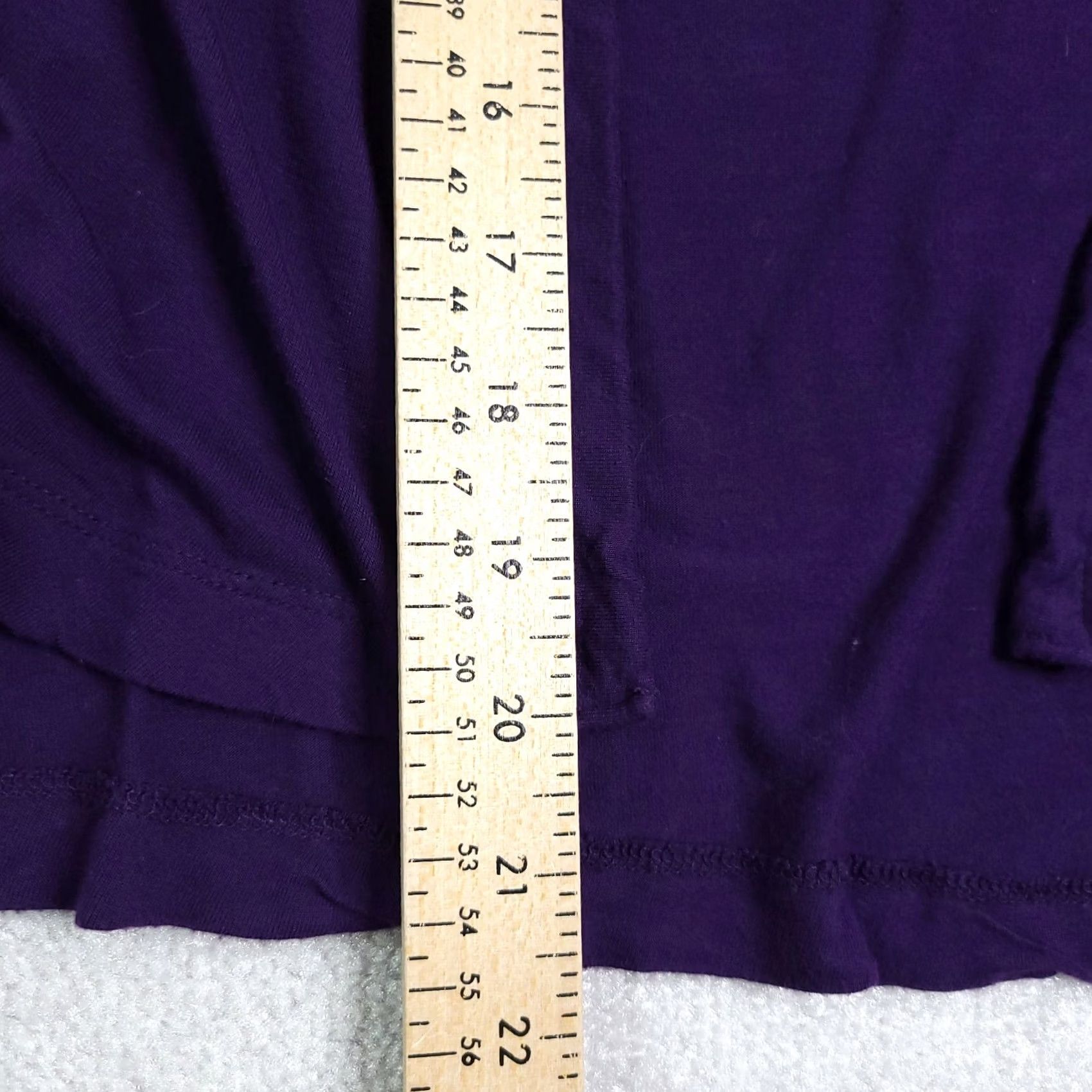 Vintage VINTAGE a.n.a Cardiga Women's Medium Purple Top Open Rayon Blouse 3/4 Sleeve Regular Fit Pullover Casual Summer 90s Womens Size XL / US 12-14 / IT 48-50 - 6 Thumbnail