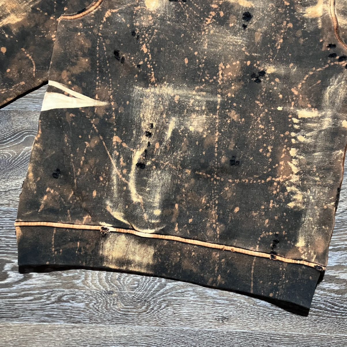 Stone Island Custom🔥 STONE ISLAND Junior Wind Rose Logo Distressed Hoodie Size US S / EU 44-46 / 1 - 23 Thumbnail